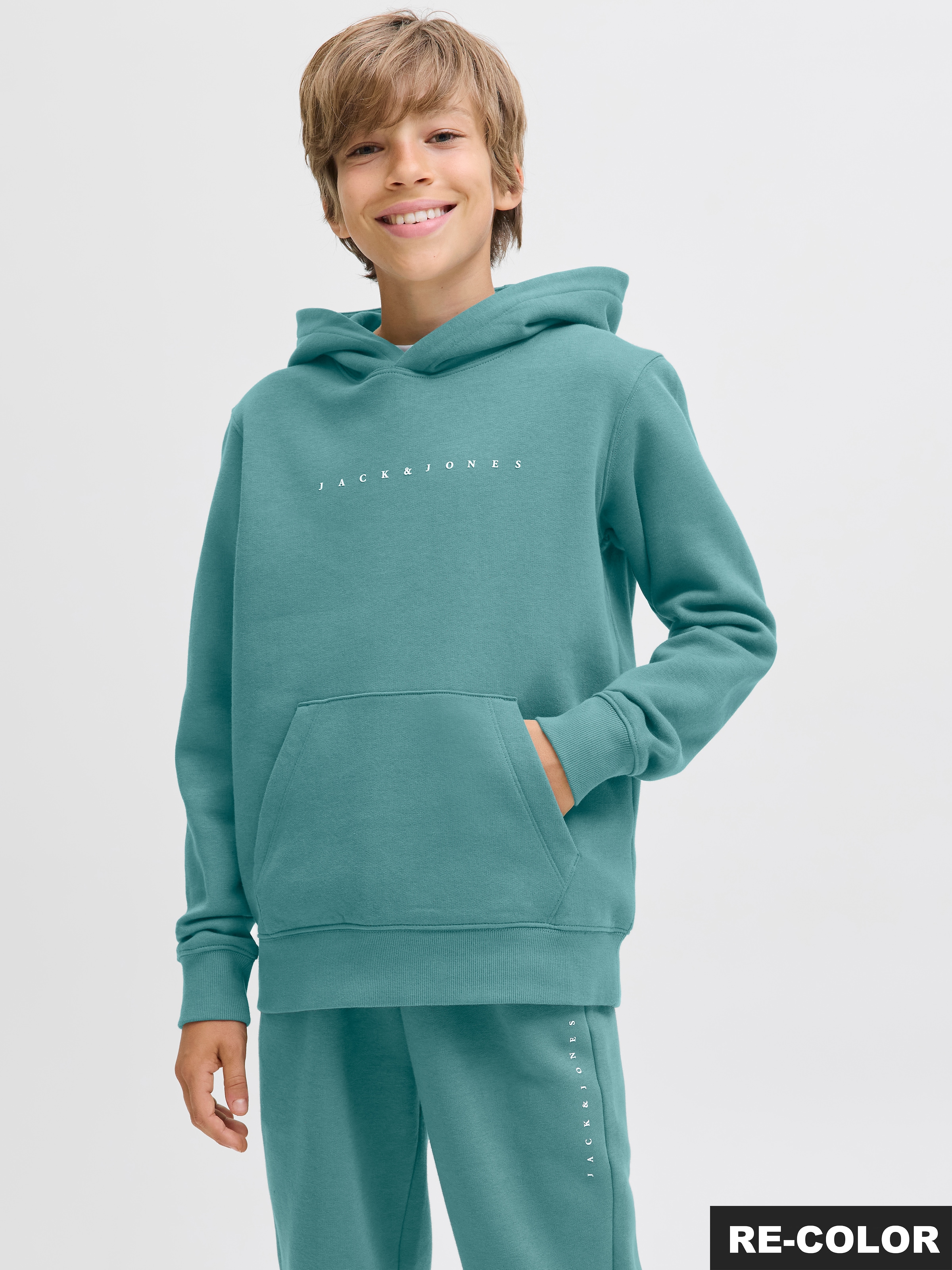 Jack & Jones Junior Kapuzensweatshirt »JJESTAR JJ SWEAT HOOD NOOS JNR«, Baumwollmischung, relaxed fit

