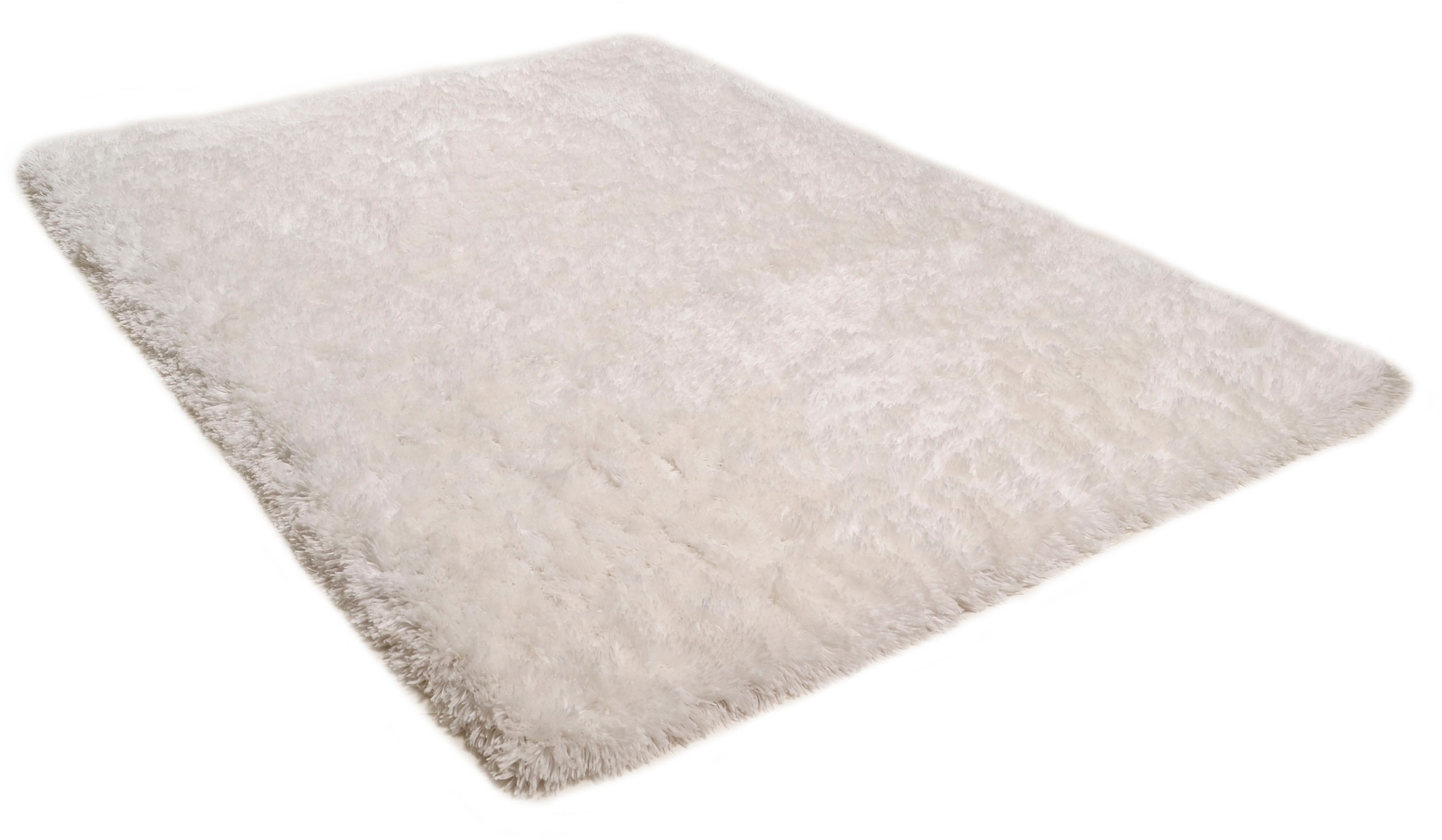 THEKO Hochflor-Teppich »Flokato«, rechteckig, 60 mm Höhe, Uni Farben, handgetuftet, flauschig weich, Wohnzimmer