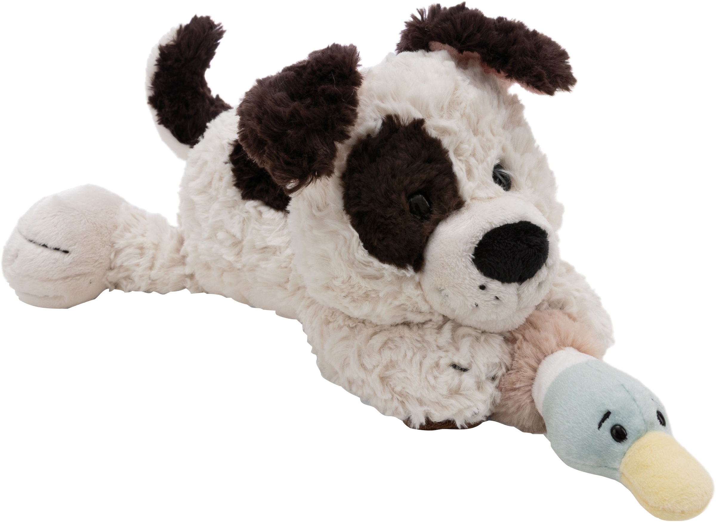 Nici Kuscheltier »Homies, Hund weiß & Ente, 30cm liegend«