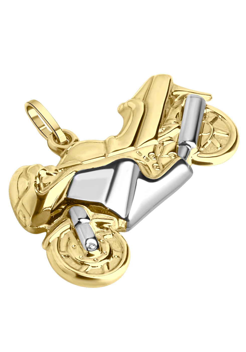 Firetti Kettenanhänger »Schmuck Geschenk Gold 375 Halsschmuck Anhänger Halskette Motorrad«