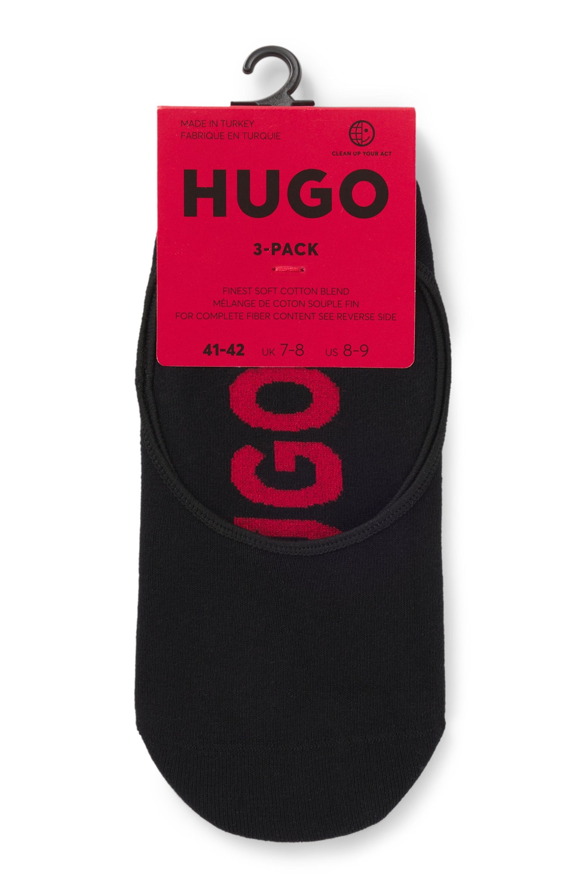 HUGO Underwear Füßlinge »3P SL LOGO CC«, (3 Paar)