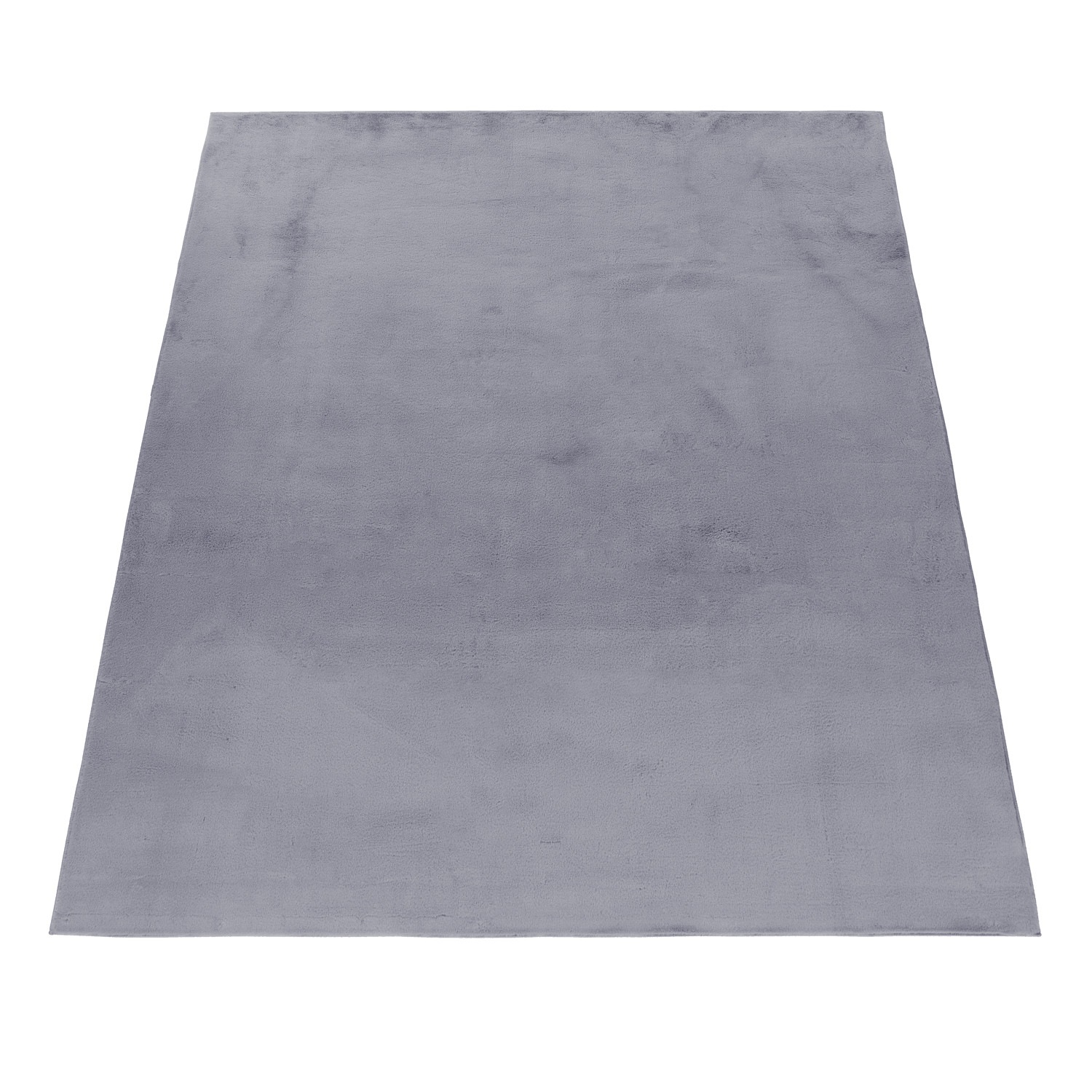 Ayyildiz Teppiche Hochflor-Teppich »POUFFY 5100«, rechteckig, 20 mm Höhe, Läufer, weicher glatter Softflor, Kaninchen Fell Haptik, waschbar