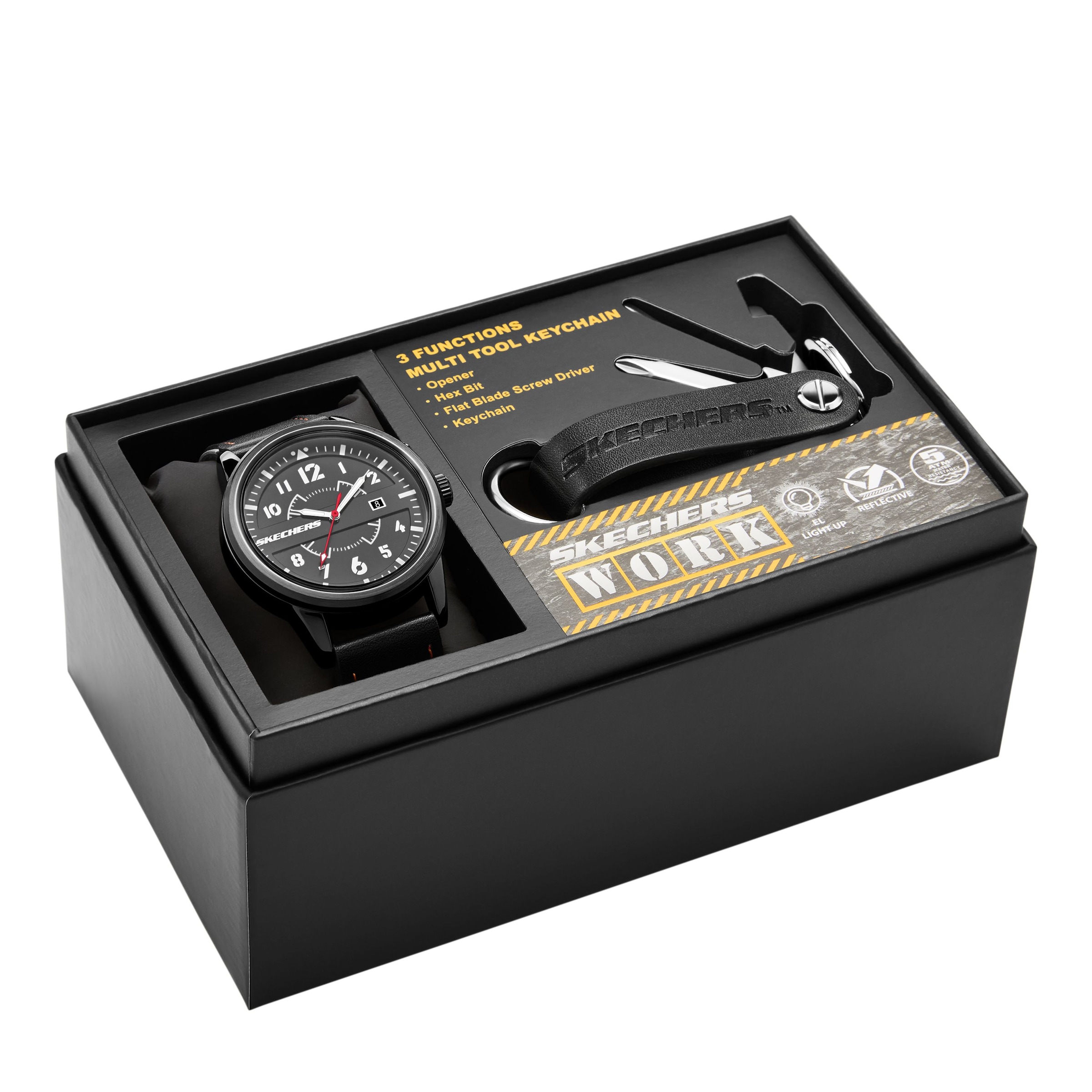 Skechers Quarzuhr »SETS« Armbanduhr, Herrenuhr, Ideal auch als Geschenk, analog, Tag