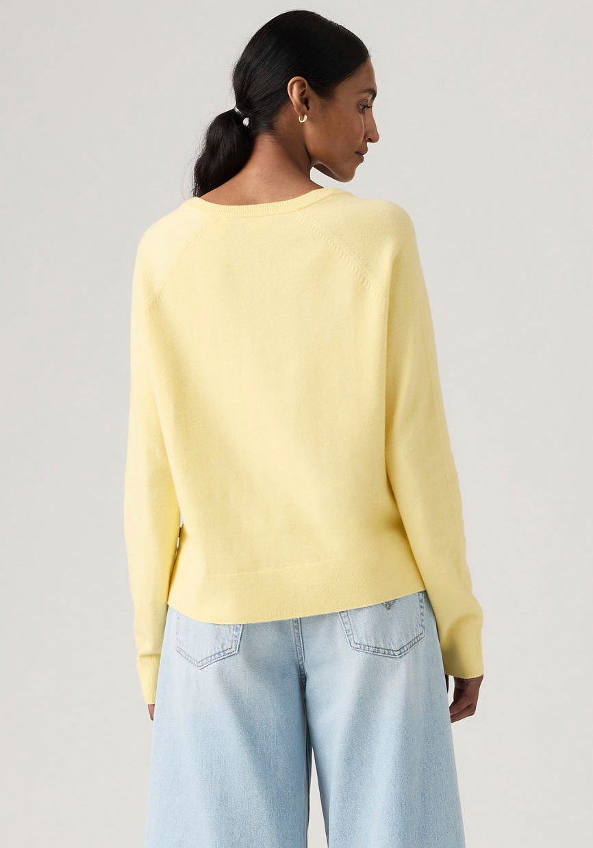 Levi's® V-Ausschnitt-Pullover »SUPER SOFT VNECK PULLOVER« im Bund beidseitig mit kurzem Schlitz