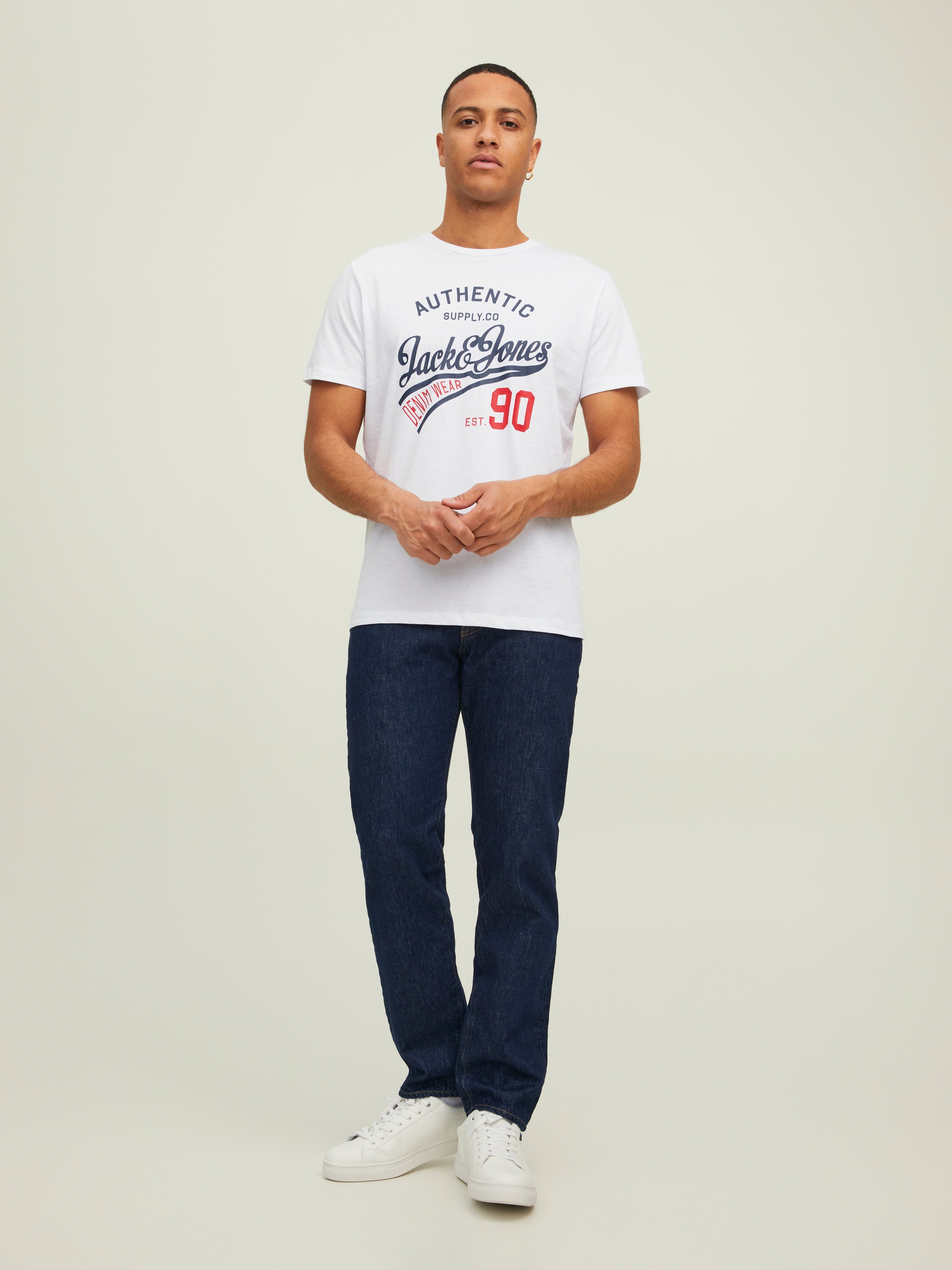 Jack & Jones Rundhalsshirt »JJETHAN TEE SS CREW NECK 3PK MP NOOS« Packung, 3er-Pack, 3 Stk.