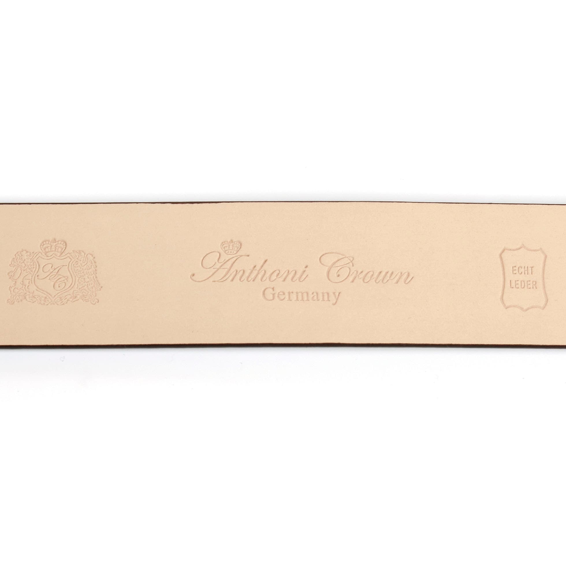Metallschlaufe Crown im bestellen mit OTTO Anthoni Shop dekorativer Online Ledergürtel,