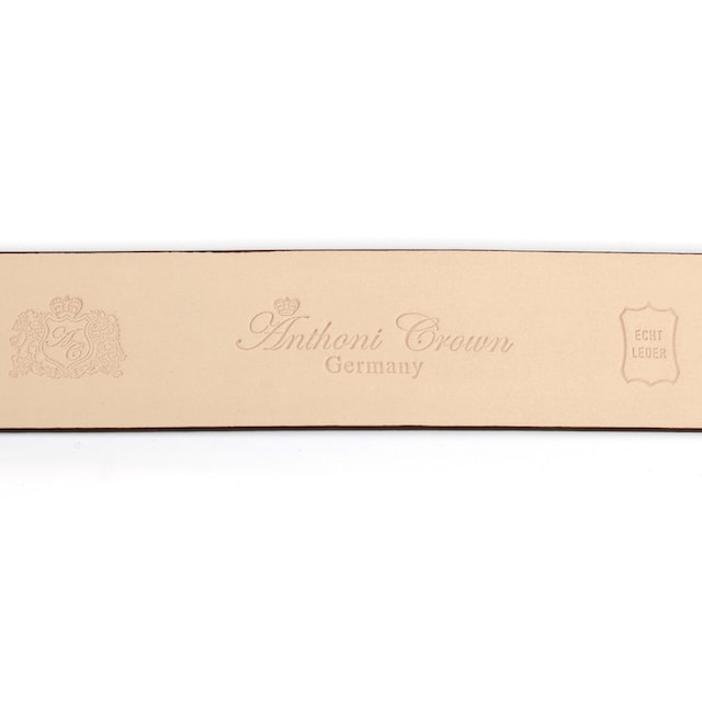 Anthoni Crown Ledergürtel, mit dekorativer Metallschlaufe bestellen im OTTO  Online Shop