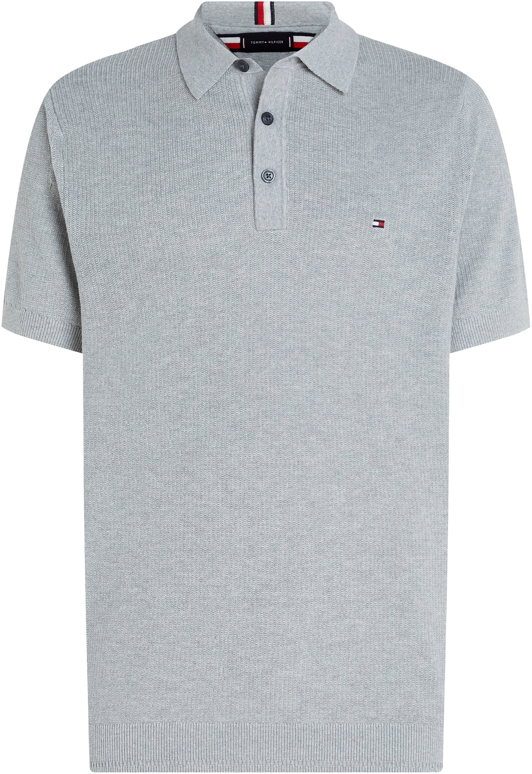 Tommy Hilfiger Poloshirt »CHAIN RIDGE STRUCTURE SS POLO«, mit Logostickerei auf der Brust