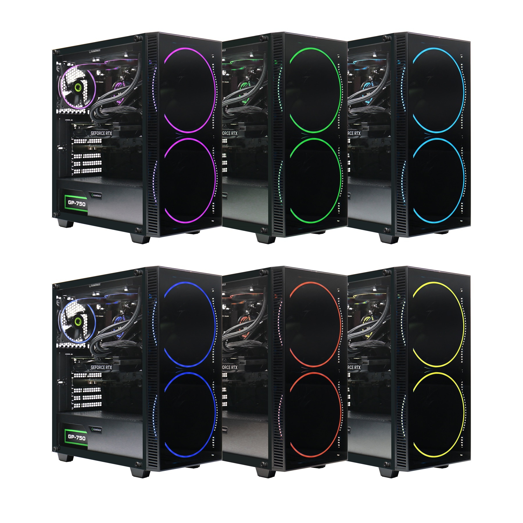 GAMEMAX Gaming-PC »Black Hole 7655«, 7655, Windows 11, DDR5 RAM