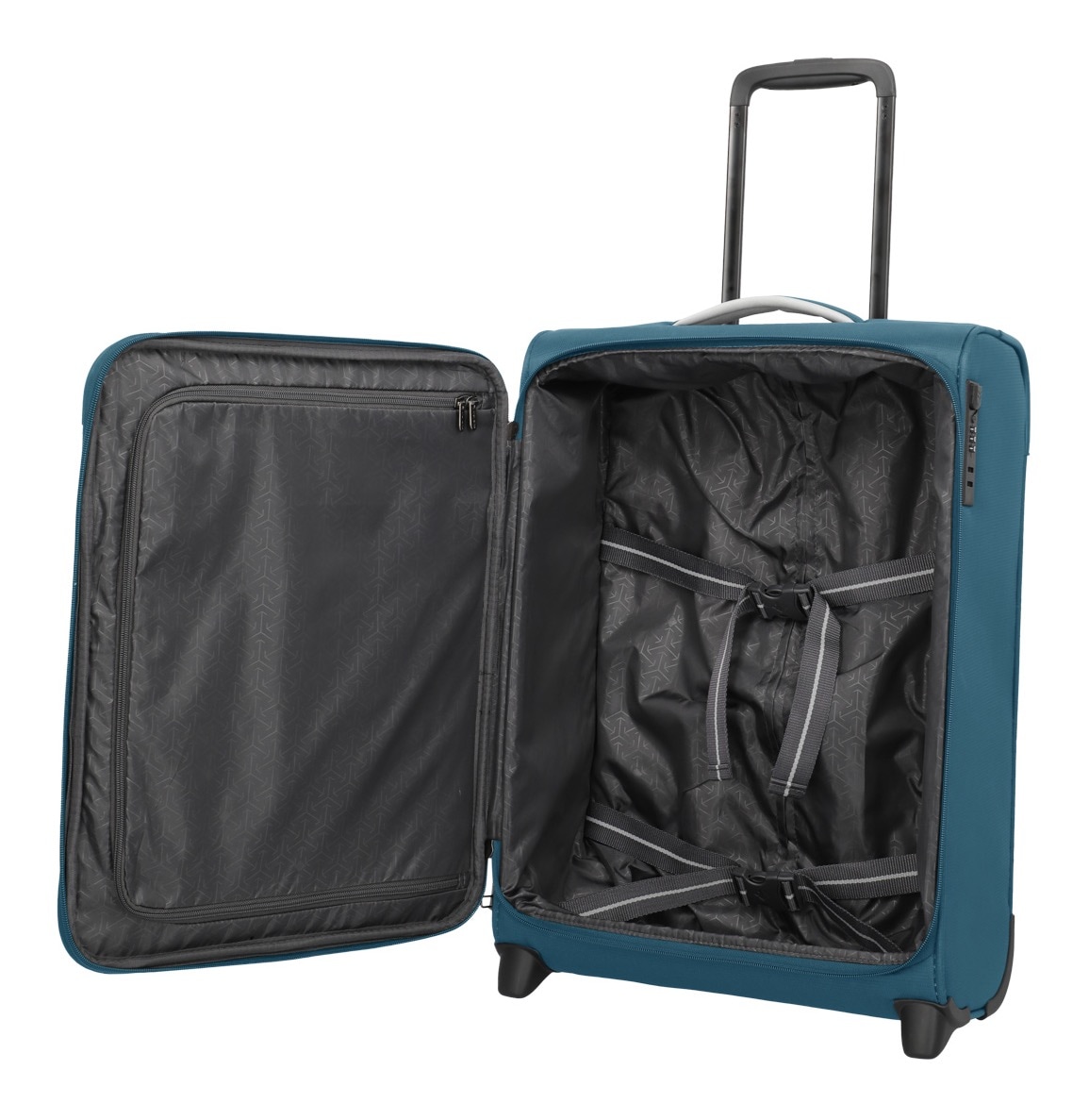 travelite Handgepäck-Trolley »JETPACK Multi Light 2 Cabin Handgepäck Koffer« 41 l 2 Rollen Weichgepäck, passend für Ryanair, Condor und viele gängige Airlines