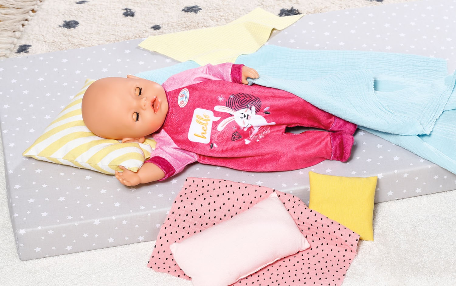 Baby Born Puppenkleidung »Strampler Pink, 43 cm«, mit Kleiderbügel