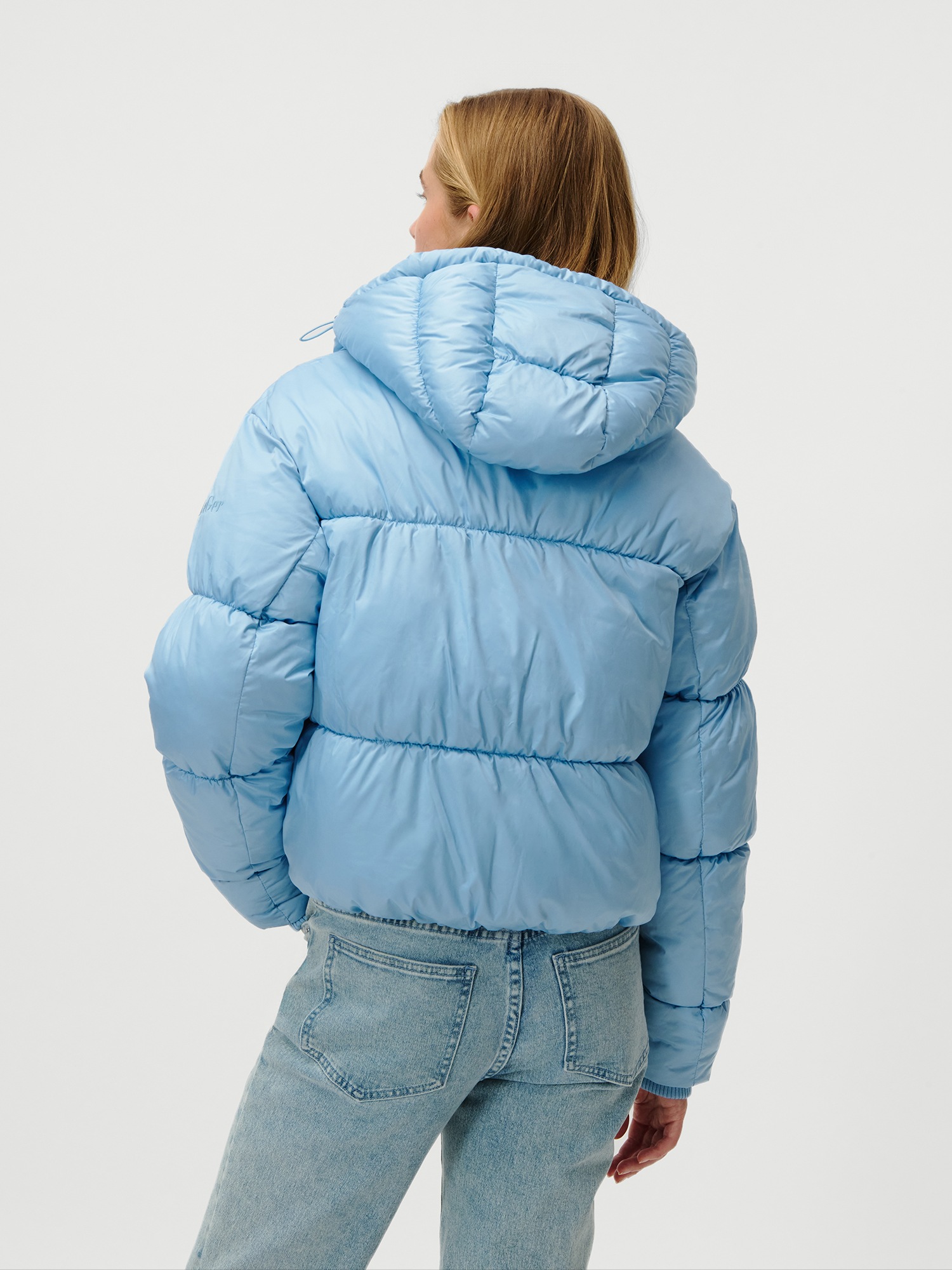 LeGer Steppjacke »Viveka, LeGer by Lena Gercke« mit Kapuze Cropped, mit Rucksack-Riemen innen, Winterjacke