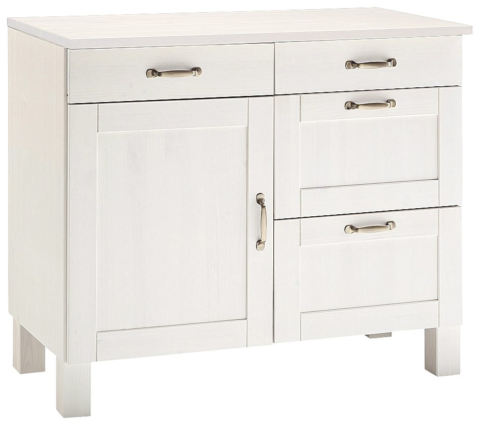 Home affaire Unterschrank »Alby« Breite 100 cm, 1 Tür, 4 Schubladen