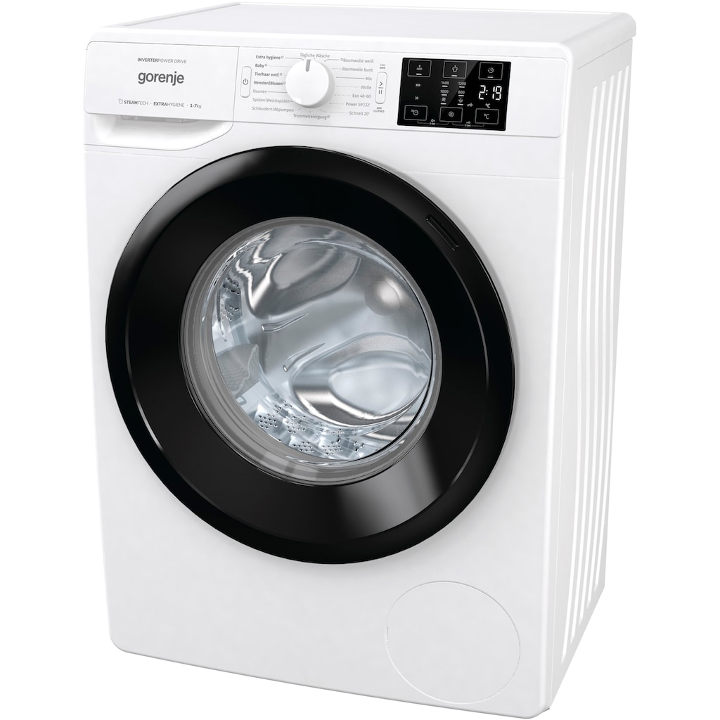 GORENJE Waschmaschine »WAVE NEI74SAP«, Wave NEI74SAP, 7 kg, 1400 U/min, nur 47 cm tief