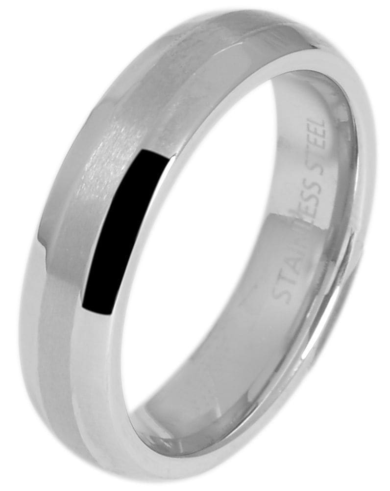 Adelia´s Fingerring »Herren Ring aus Edelstahl«