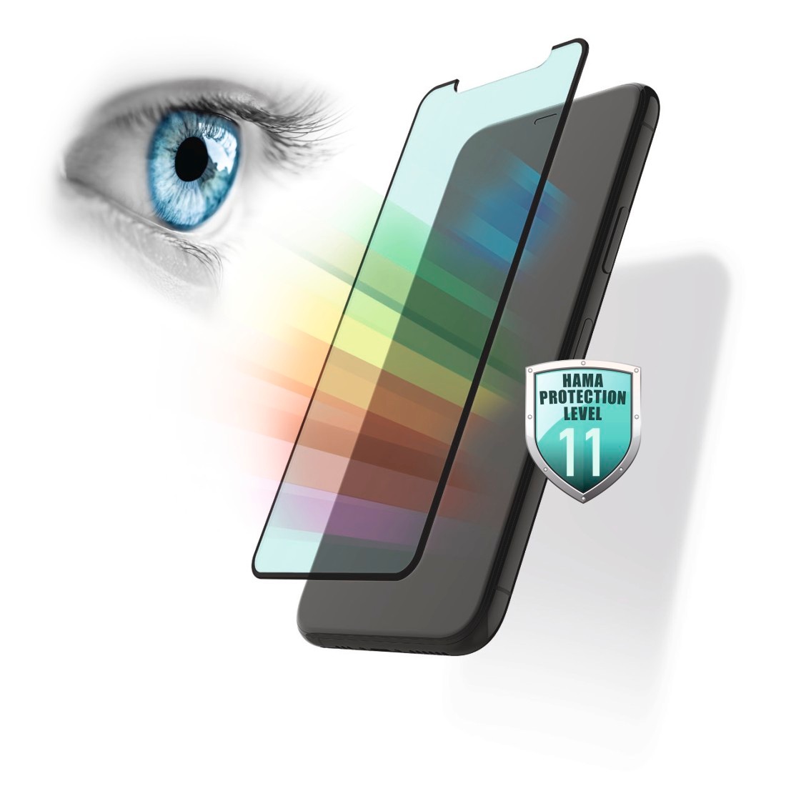 Hama Displayschutzglas »antibakterielles Schutzglas«, für Samsung Galaxy A51, für Samsung Galaxy A51, mit Blaufilter