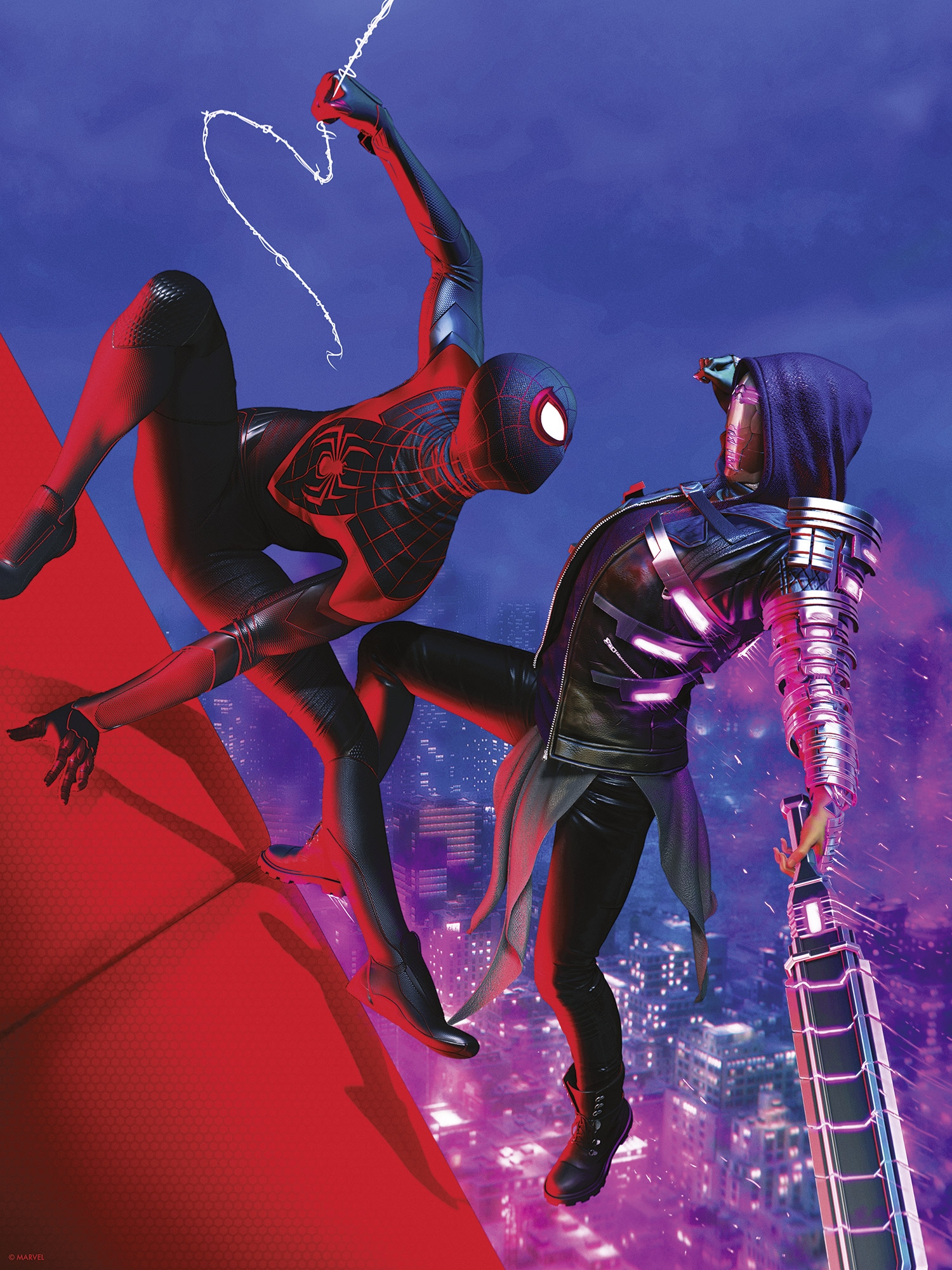 Komar Wandbild »Marvel Spider-Man Fight«, Disney, (Set, 1 St.), 30 x 40 cm (Breite x Höhe) - Kinderzimmer, Dekoration