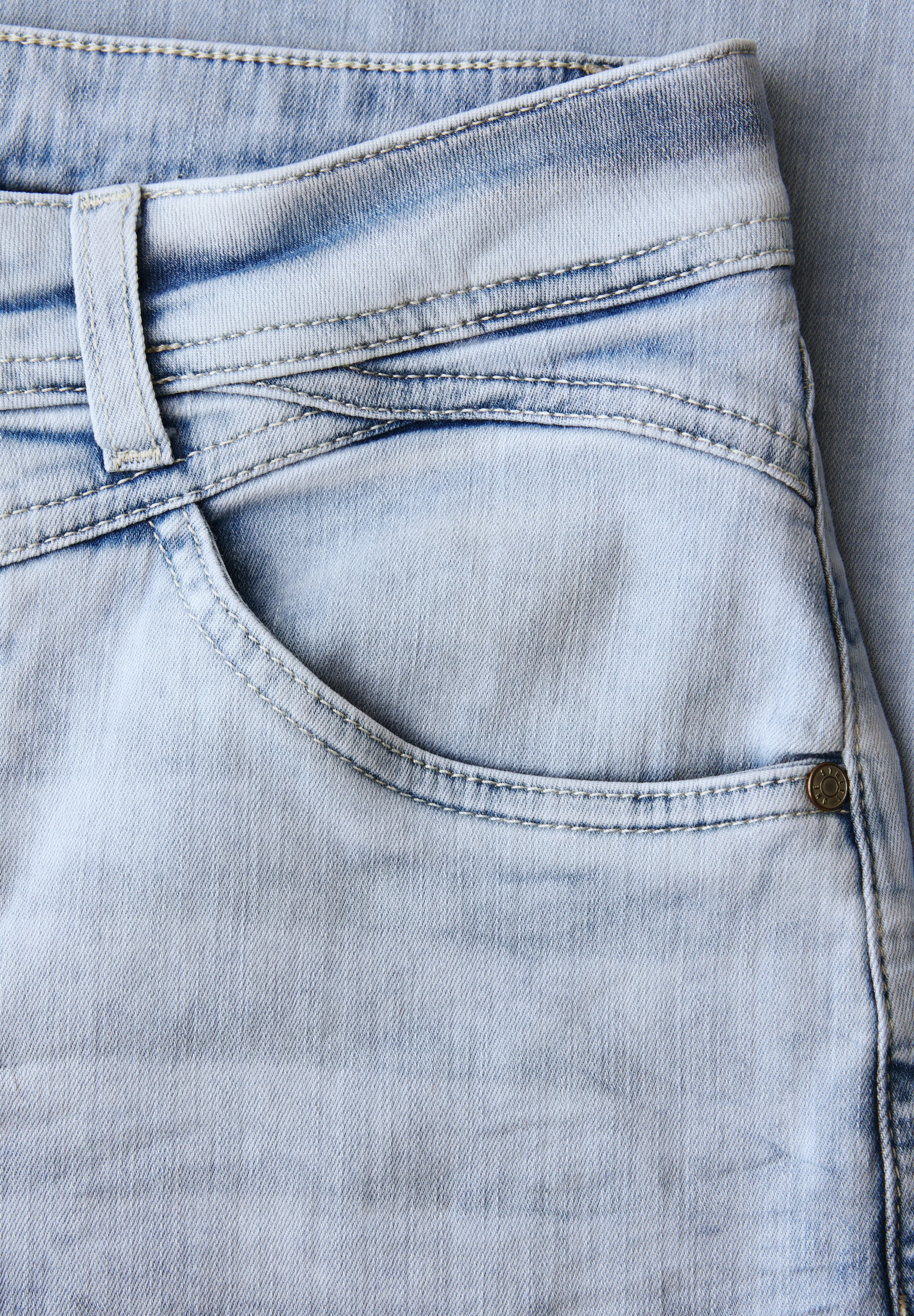 STREET ONE Loose-fit-Jeans »Style Emee« Wide Leg Jeans mit Stretch