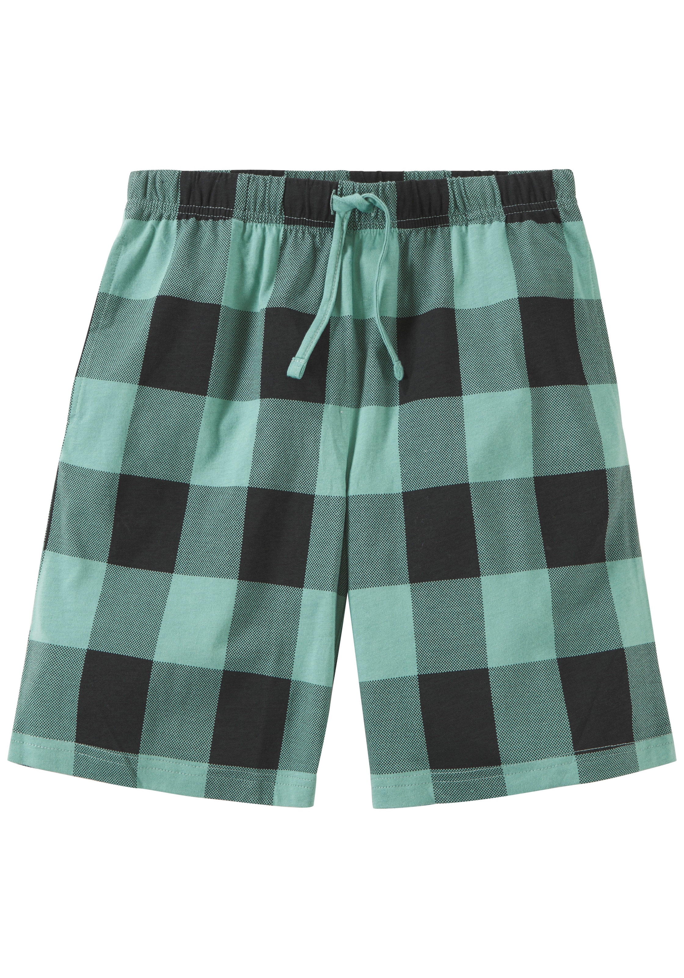 Buffalo Pyjama Packung, 1 Stück, 2 tlg. kurzer Schlafanzug im coolen Karolook