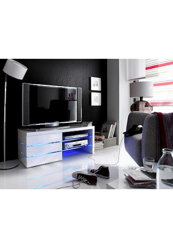 MCA furniture Lowboard »Sonia«, 4er-LED-Beleuchtung Blau kaufen