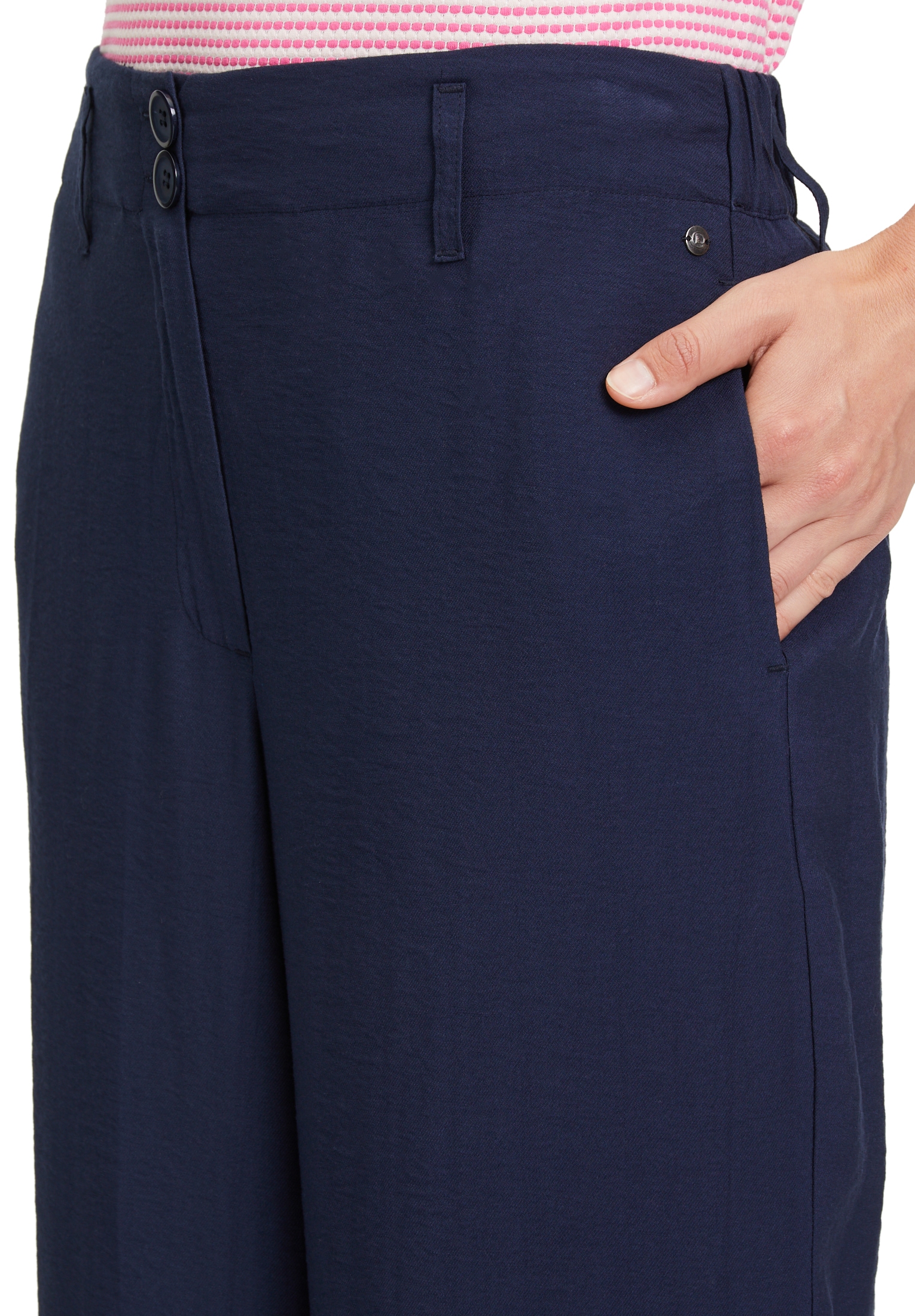 Betty&Co Stoffhose »Stoffhose mit hohem Bund«