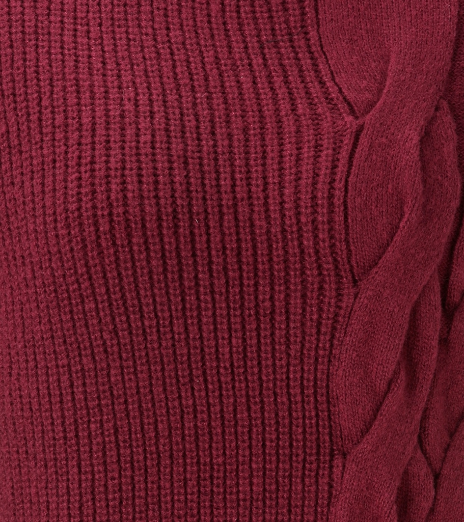 Aniston CASUAL Strickpullover mit Zopfmustern verziert - NEUE KOLLEKTION