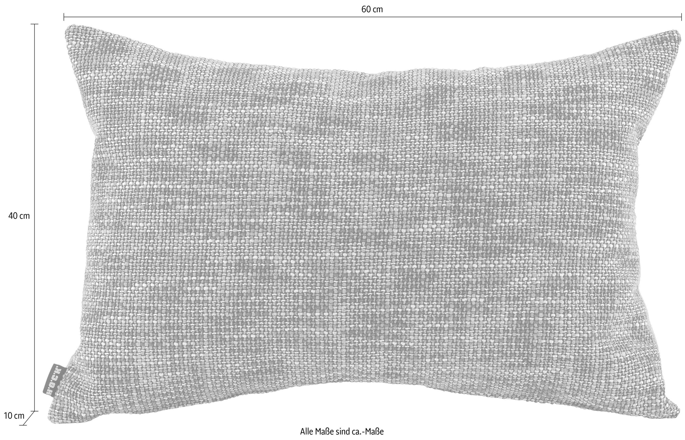 H.O.C.K. Dekokissen »Refosco« mit feinem Karomuster, Kissenhülle mit Füllung, 1 Stück