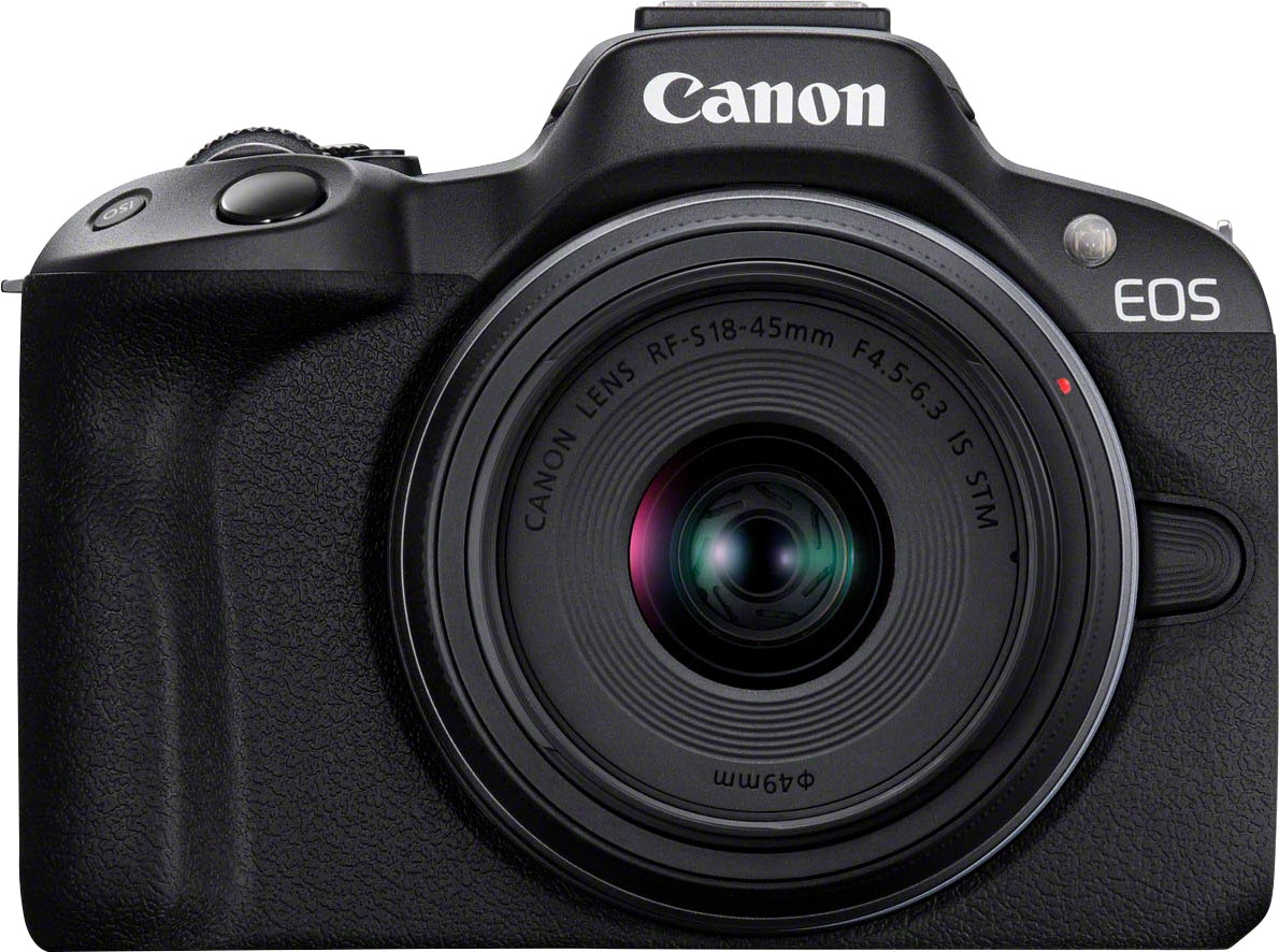 Canon Systemkamera »EOS R50 + IS Kit«, OTTO 18-45mm Objektiv inkl. STM, STM 18-45 F4.5-6.3 Bluetooth-WLAN, RF-S IS kaufen bei F4.5-6.3 IS RF-S RF-S MP, 18-45mm 24,2