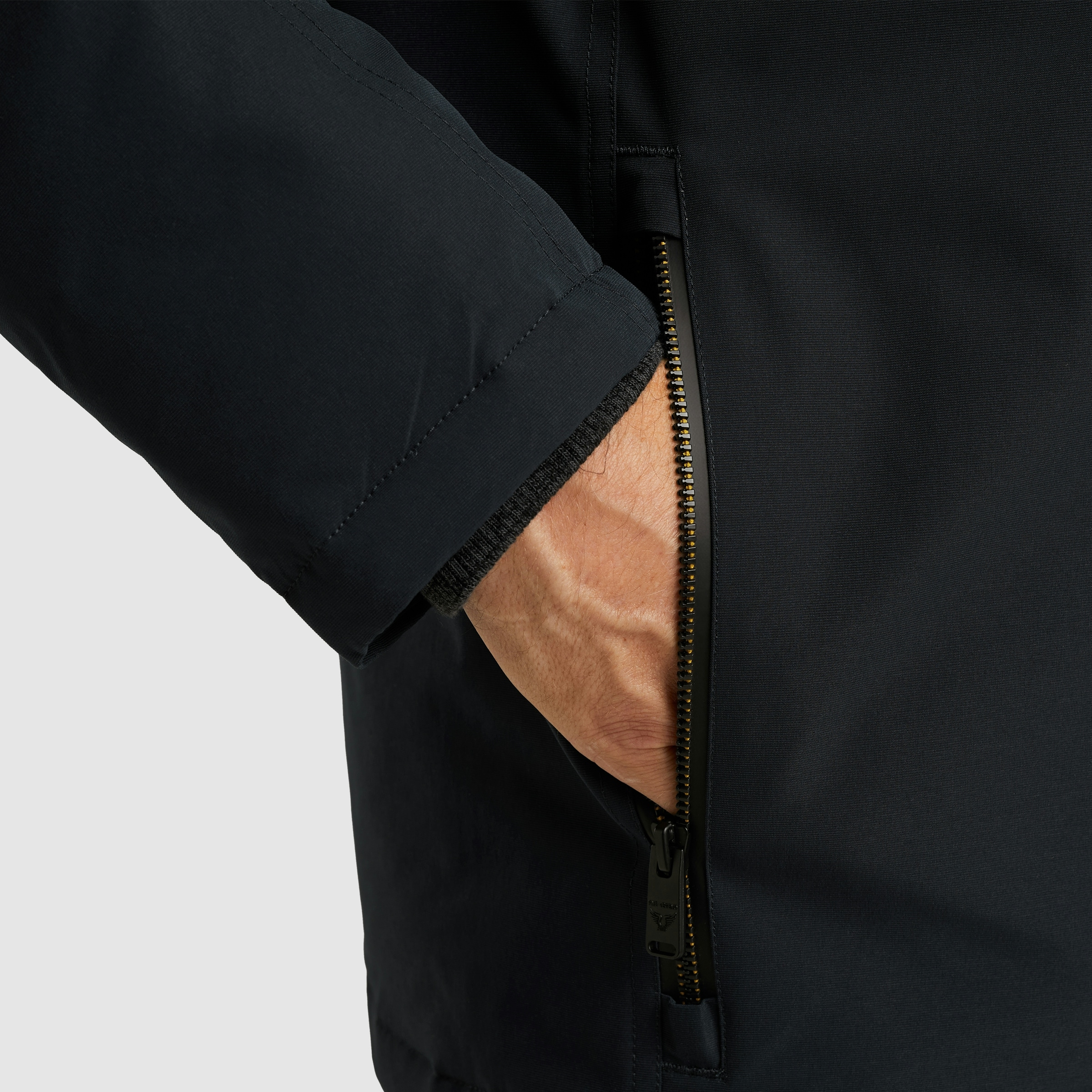 PME LEGEND Winterjacke mit Kapuze Taschen mit Reißverschluss