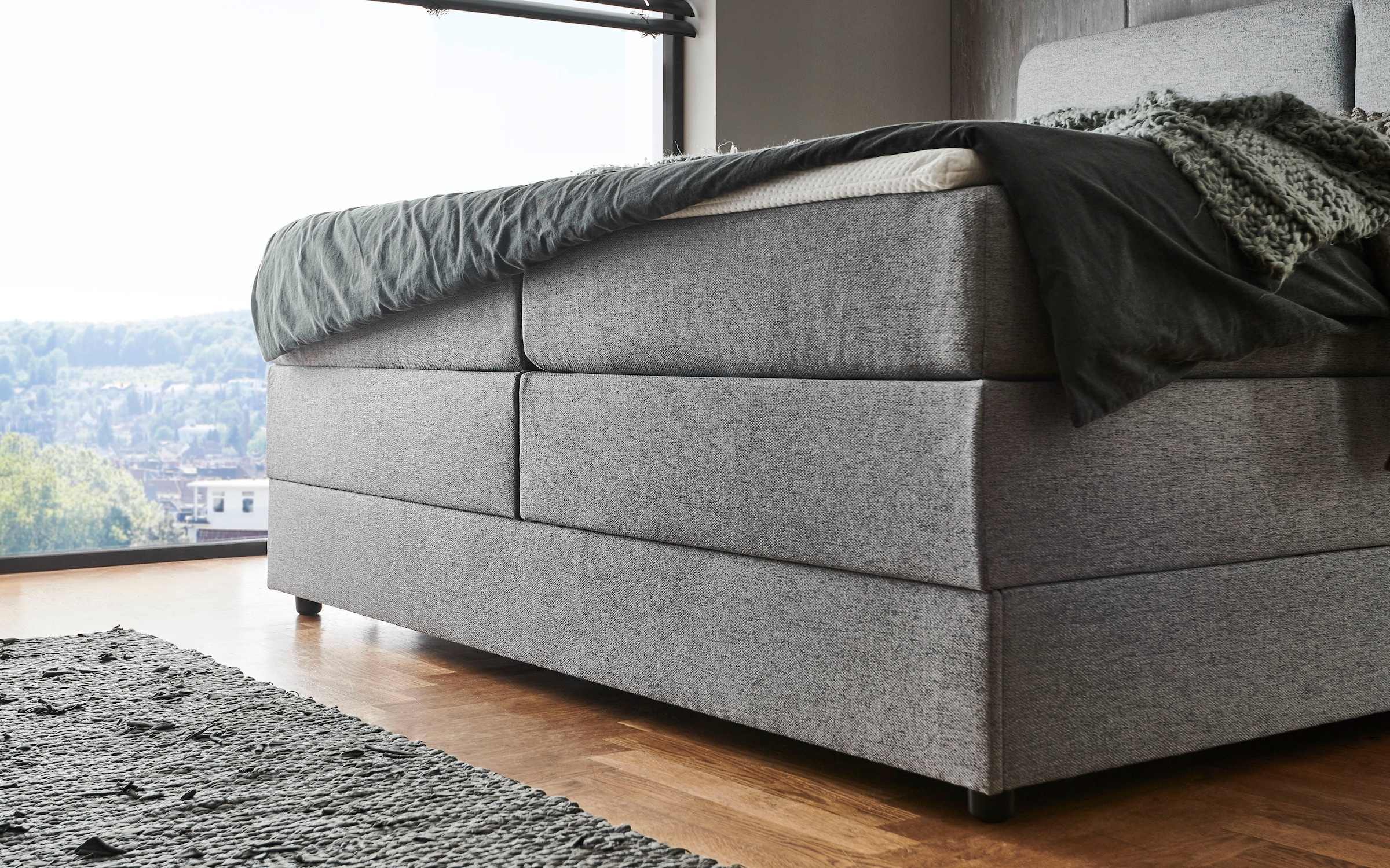 meise.möbel Boxbett »Columbia mit extra großem Bettkasten«, erhältlich in 180x200cm