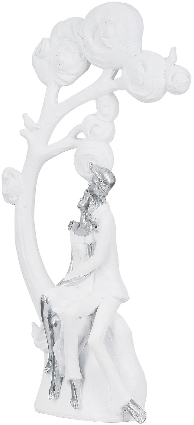 Casablanca by Gilde Dekofigur »Figur Paar; Baum Tree of love weiß H. 39,5 cm«