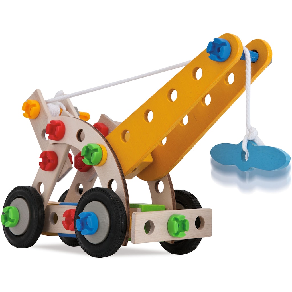 Eichhorn Konstruktionsspielsteine »Constructor Kranwagen, 70tlg.«, (70 St.), Made in Germany, FSC®- schützt Wald - weltweit