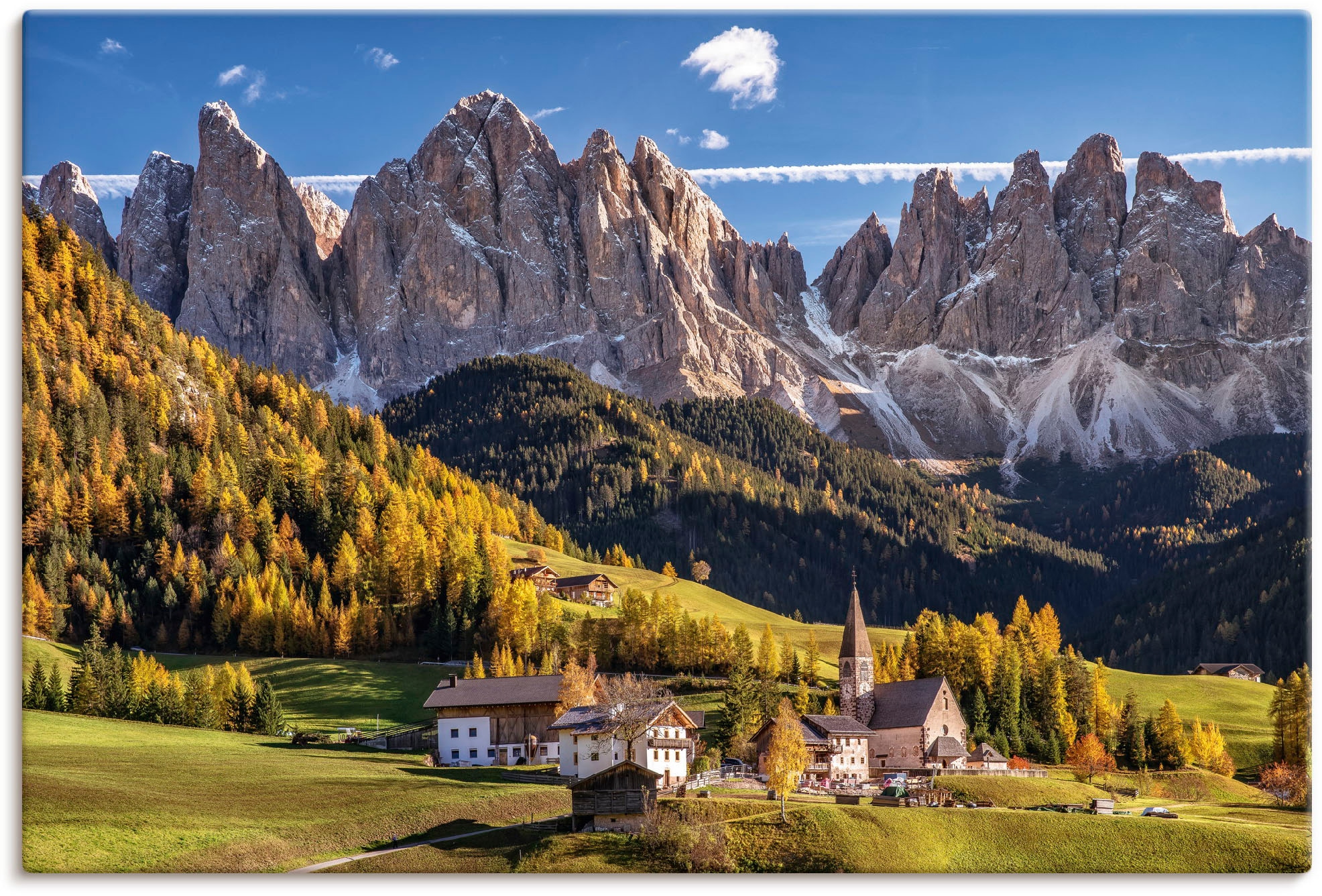 Artland Wandbild »Herbst in Südtirol«, Berge & Alpenbilder, (1 St.), als  Alubild, Leinwandbild, Wandaufkleber oder Poster in versch. Größen  bestellen bei OTTO