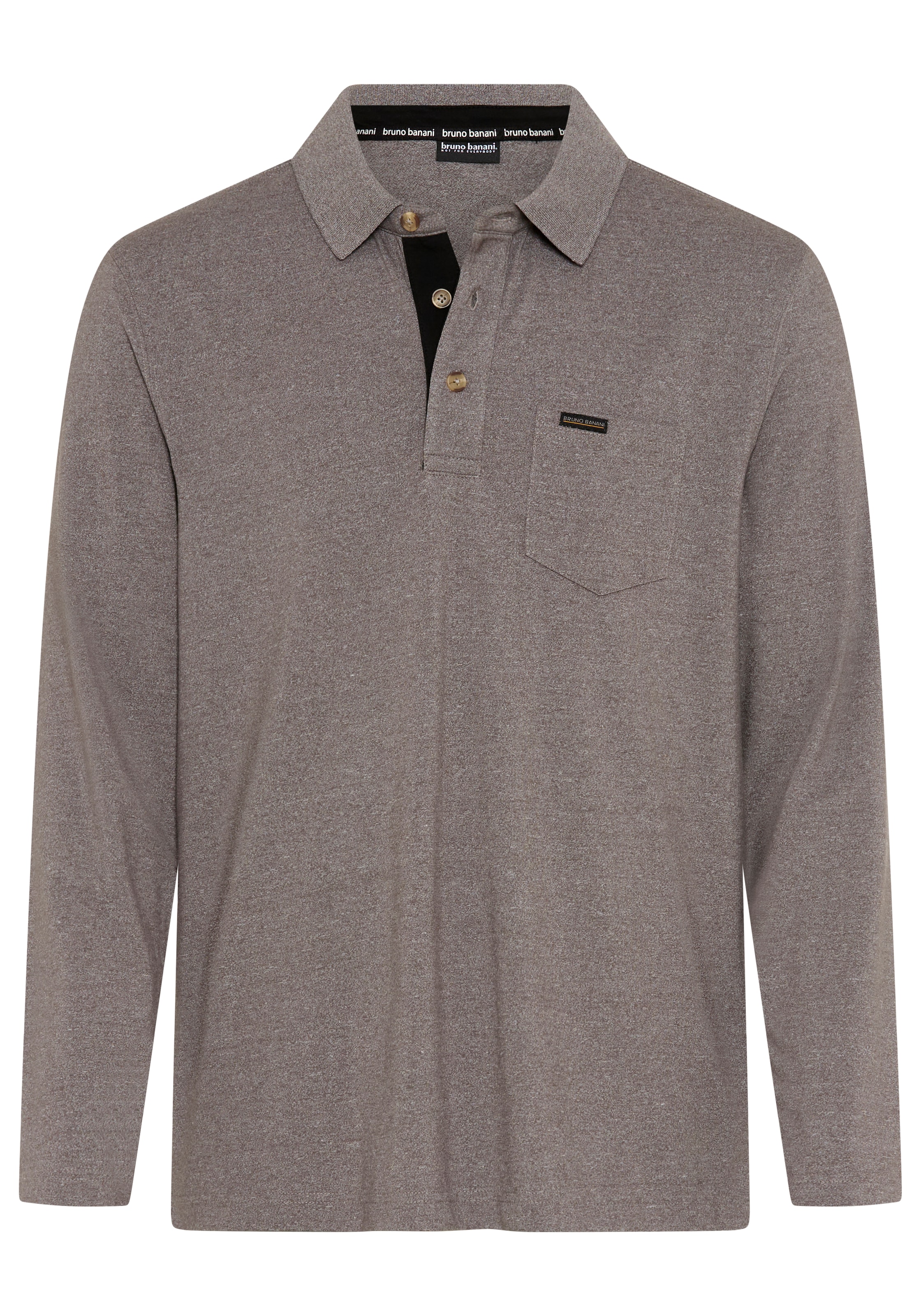 Bruno Banani Langarm-Poloshirt Angenehm weiche Jersey-Qualität trifft auf klassischen Polo-Style