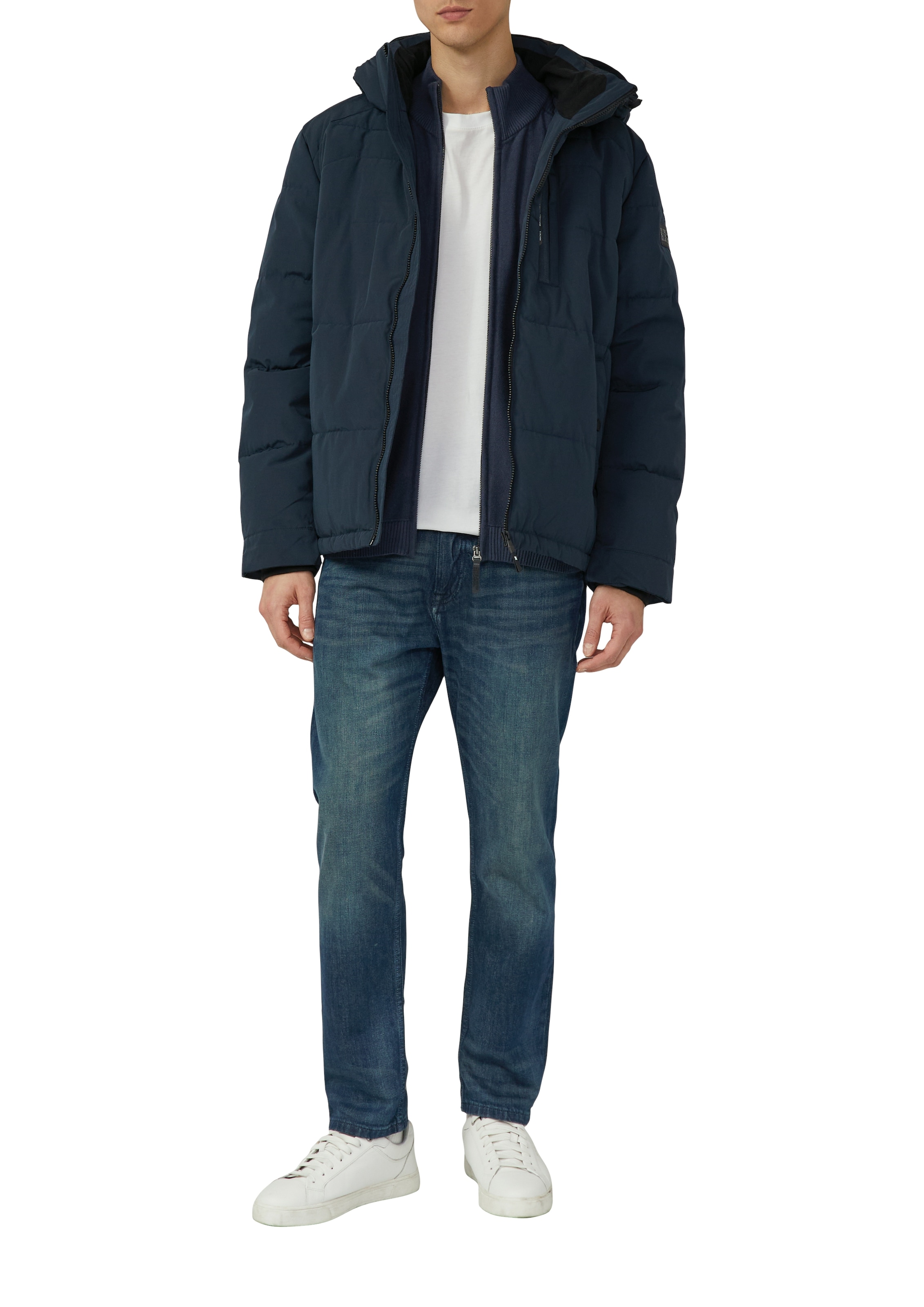 s.Oliver Strickjacke mit Stehkragen, Regular Fit