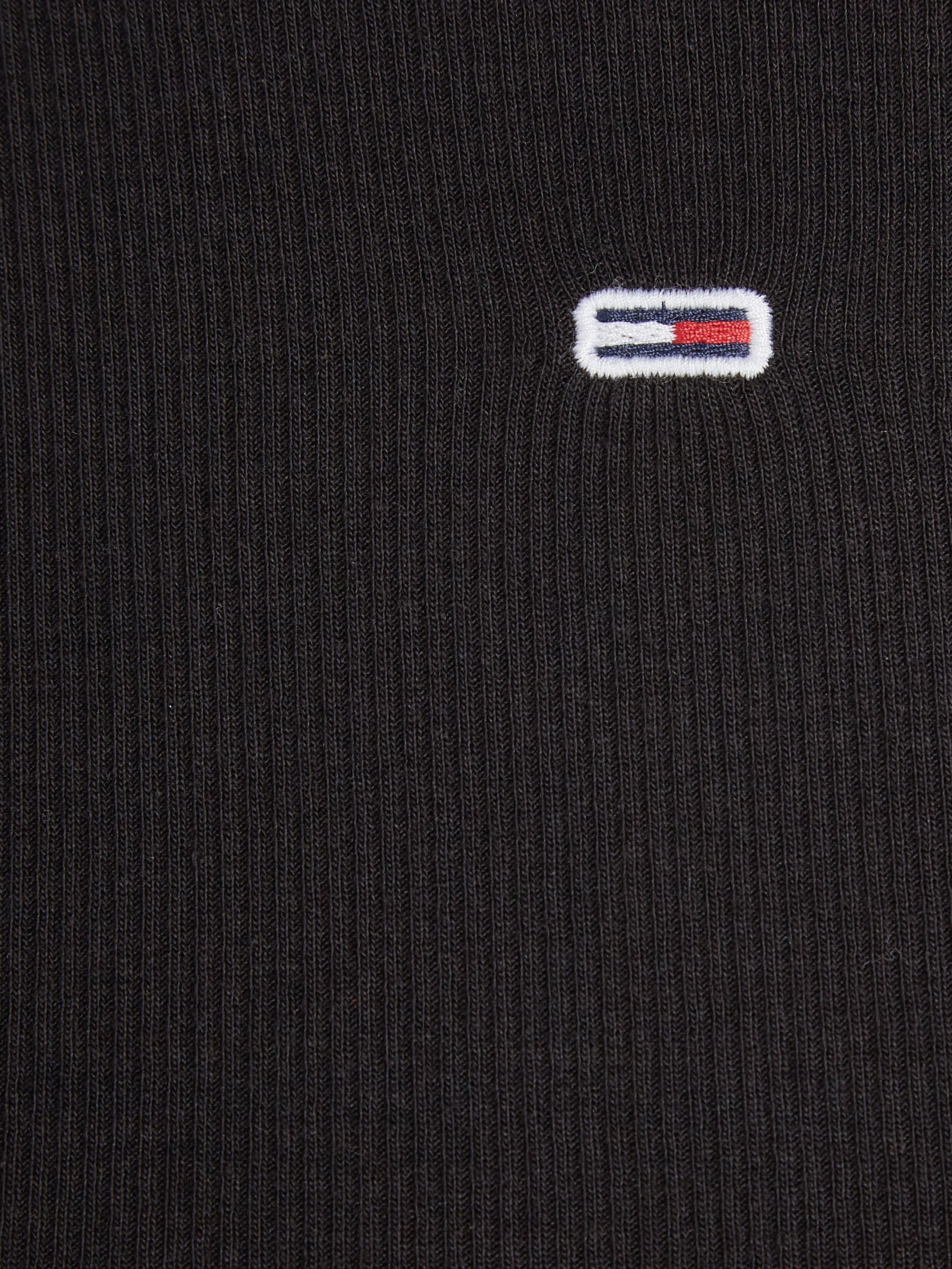 Tommy Jeans Langarmshirt »TJW SLIM ESSENTIAL RIB LS«, mit Logostickerei
