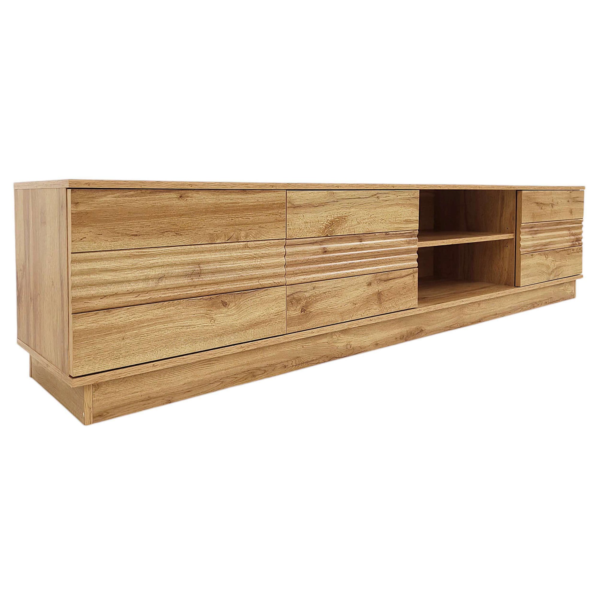 OTTO home Lowboard »Angers« Lowboard mit Push-to-open und Kabeldurchführung, Breite 200 cm