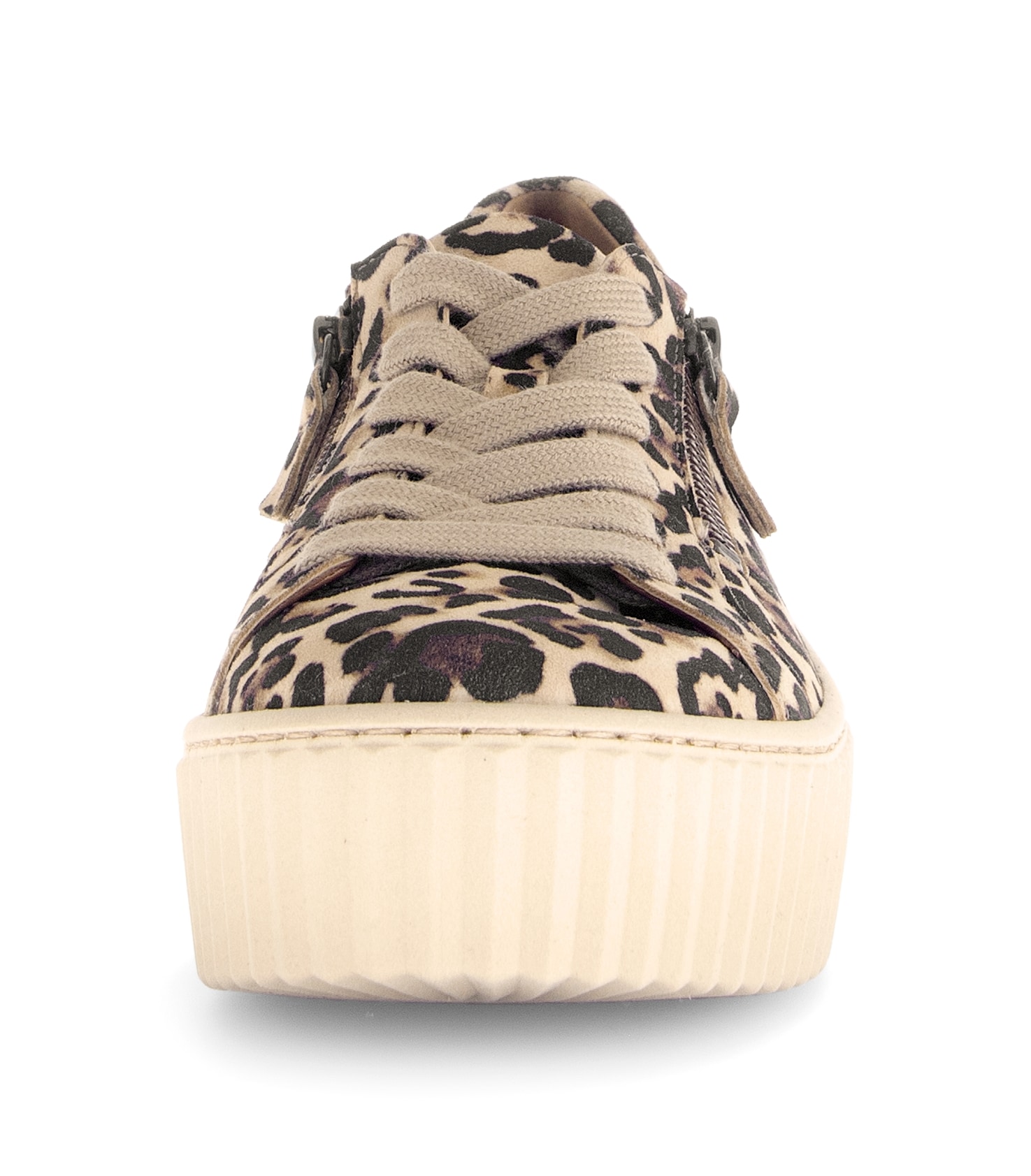 Gabor Plateausneaker  , Freizeitschuh, Halbschuh, Schnürschuh im trendigen Leo-Look