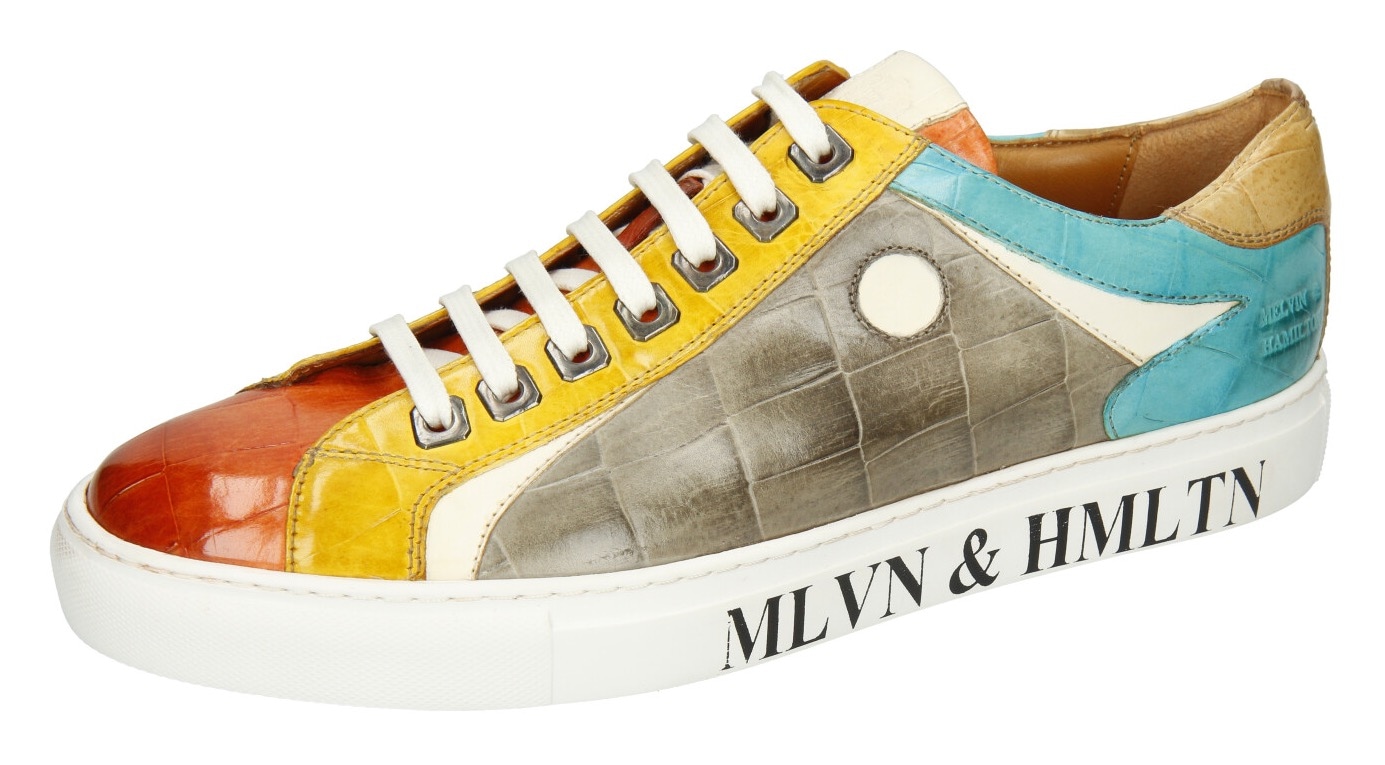 Melvin & Hamilton Schnürschuh »Harvey 9 vegetabil gegerbt«, mit Kroko-Prägung kaufen