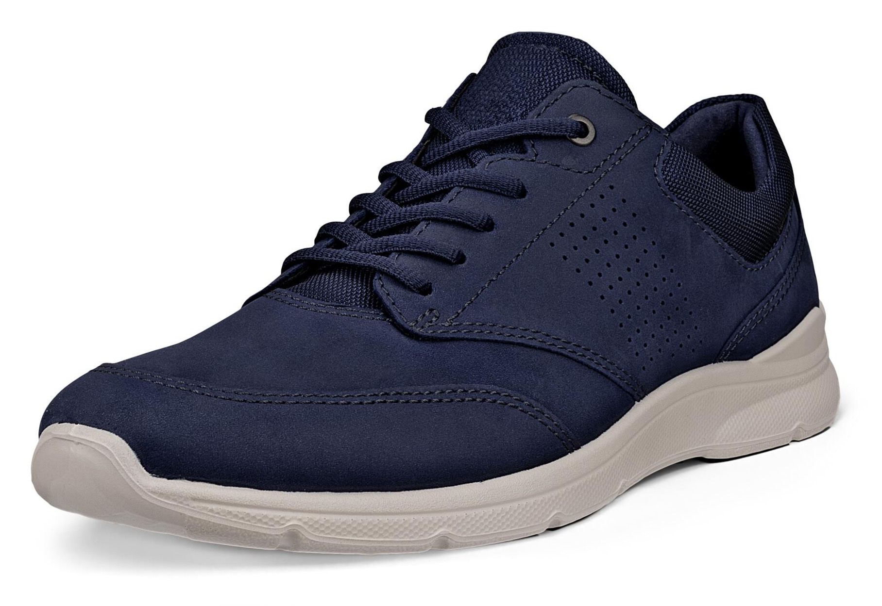Ecco Schnürschuh »Irving«, Freizeitschuh, Halbschuh, Schnürschuh mit gepolstertem Schaftrand