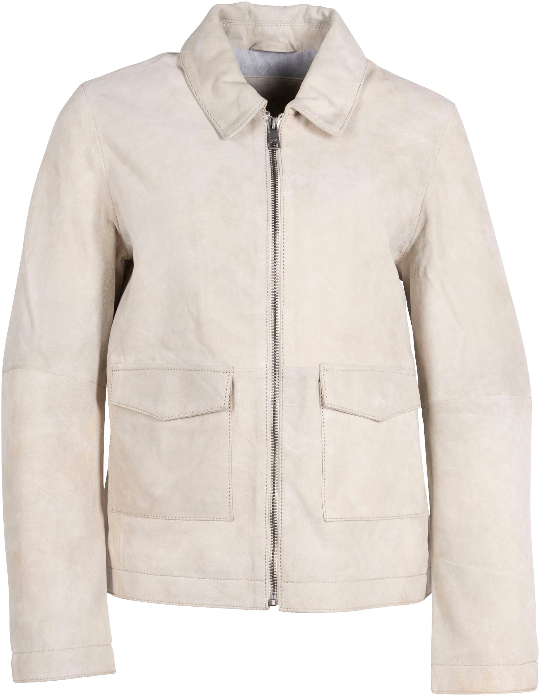 Mauritius Lederjacke »MWYaima«, mit Hemdkragen, aufgesetzten Taschen