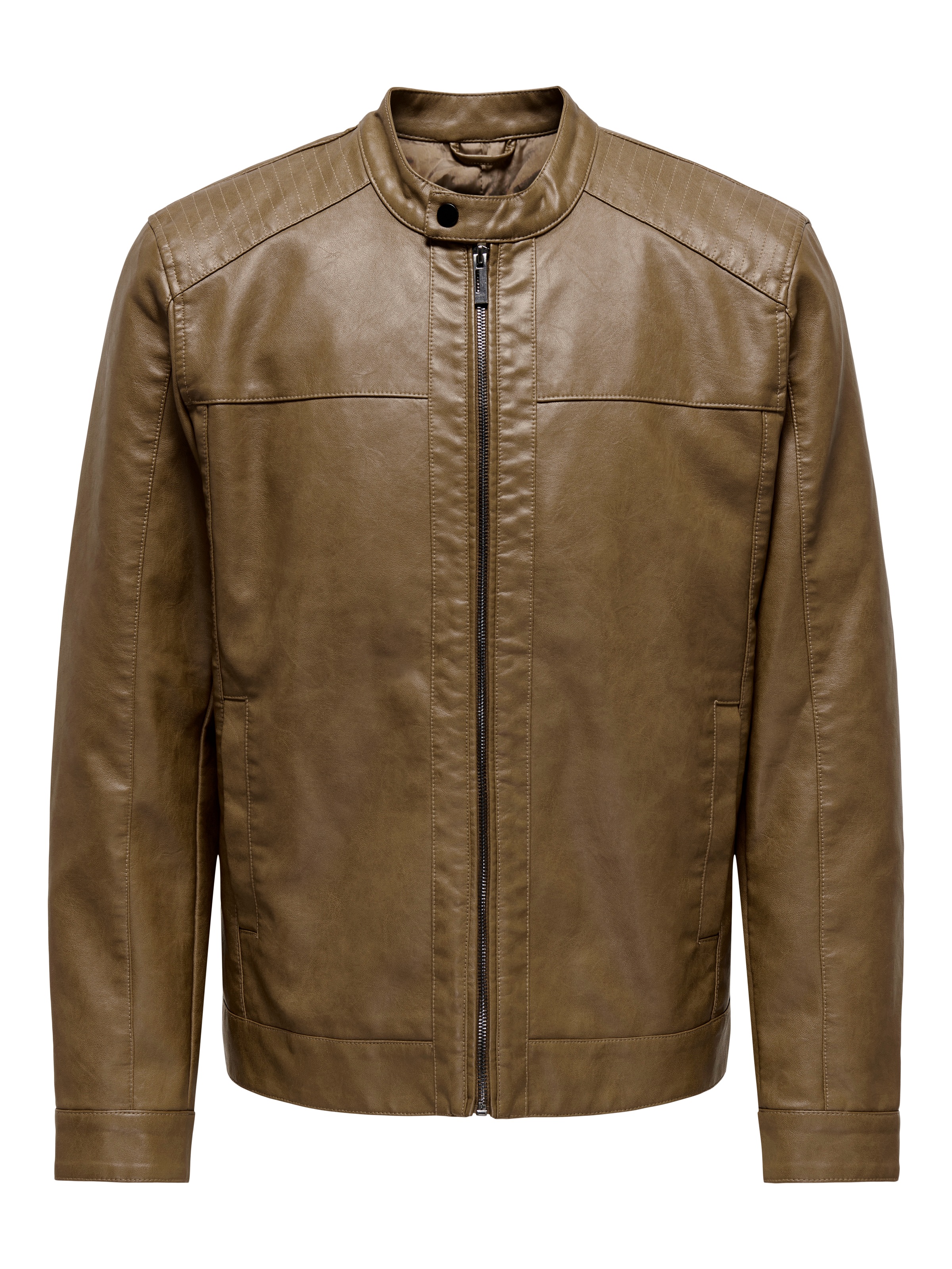 ONLY & SONS Bikerjacke »ONSMIKE PU RACER JACKET OTW VD NOOS«