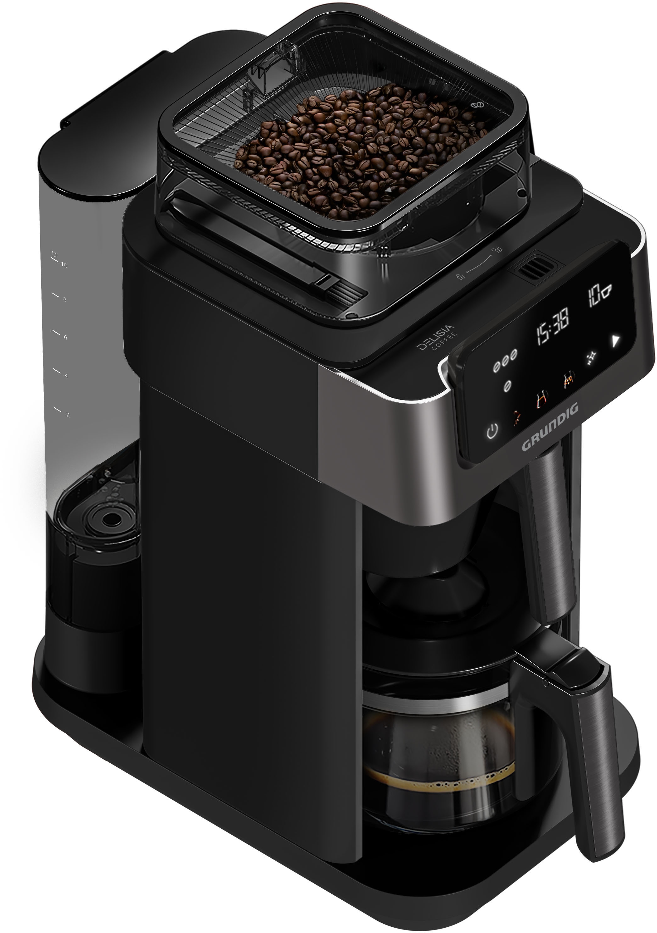 Grundig Kaffeemaschine mit Mahlwerk »KM 9518« Permanentfilter Cold Brew Funktion