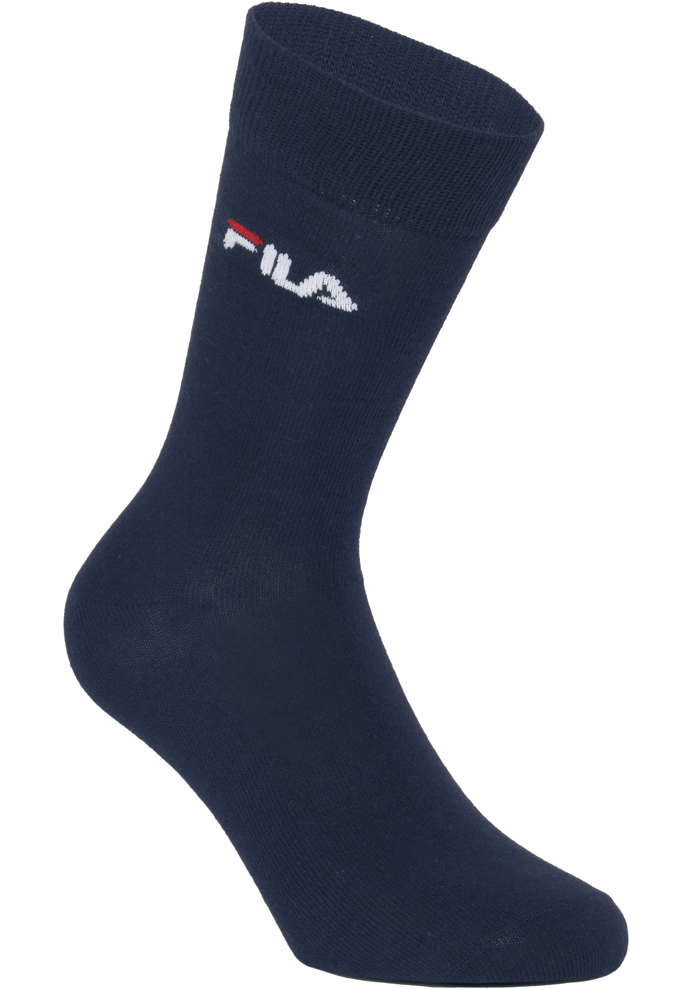 Fila Businesssocken »UNISEX LIFESTYLE PLAIN SOCKS«, (6 Paar), mit eingestrickem Logo
