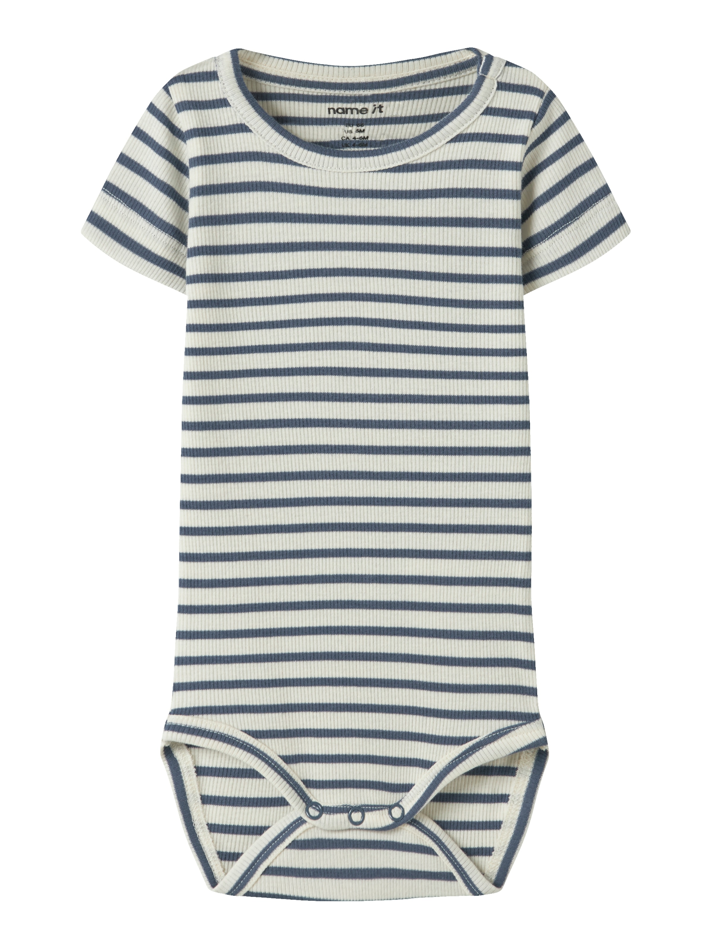 Name It Kurzarmbody »NBNBANI SS BODY NOOS« Baumwollmischung, Jersey Rippqualität