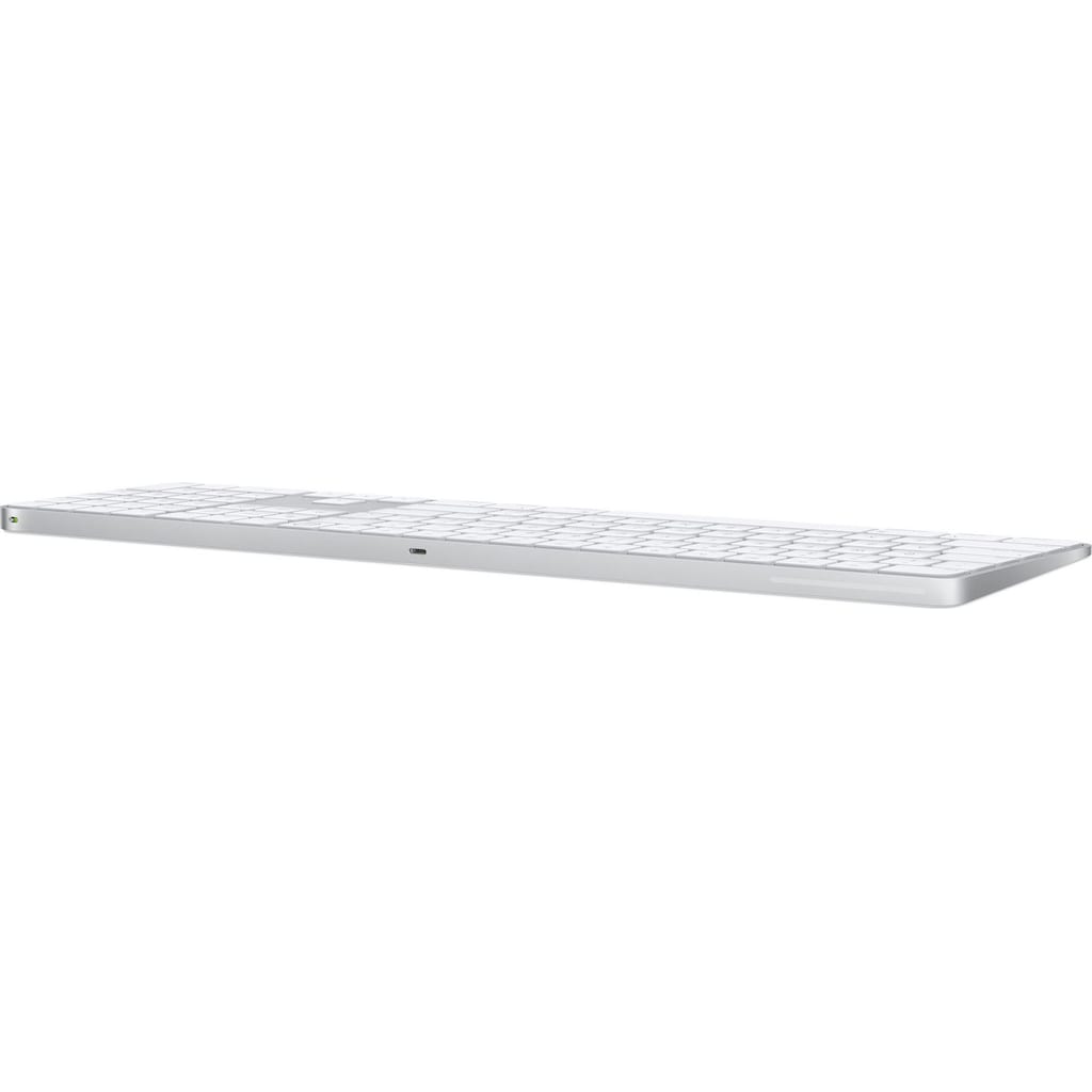 Apple Apple-Tastatur »Magic Keyboard with Touch ID and Numeric Keypad for Mac«, (Multimedia-Tasten)