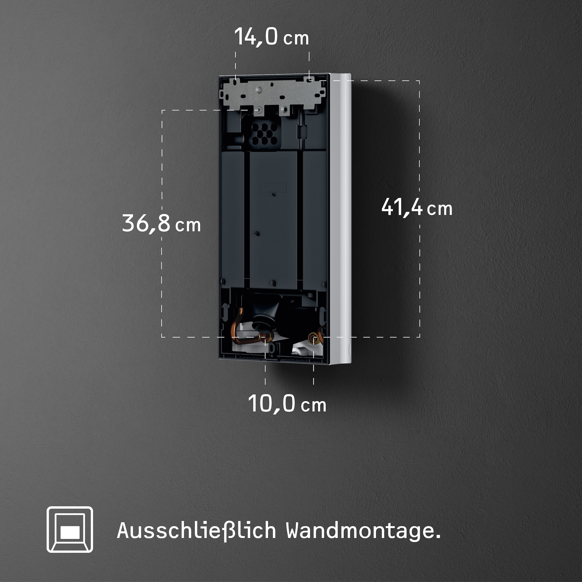 STIEBEL ELTRON Komfort-Durchlauferhitzer »DHB-E 27 kW LCD, gradgenaue Temperaturwahl«, 3i Technologie für konstante Warmwassertemperatur, LC-Display