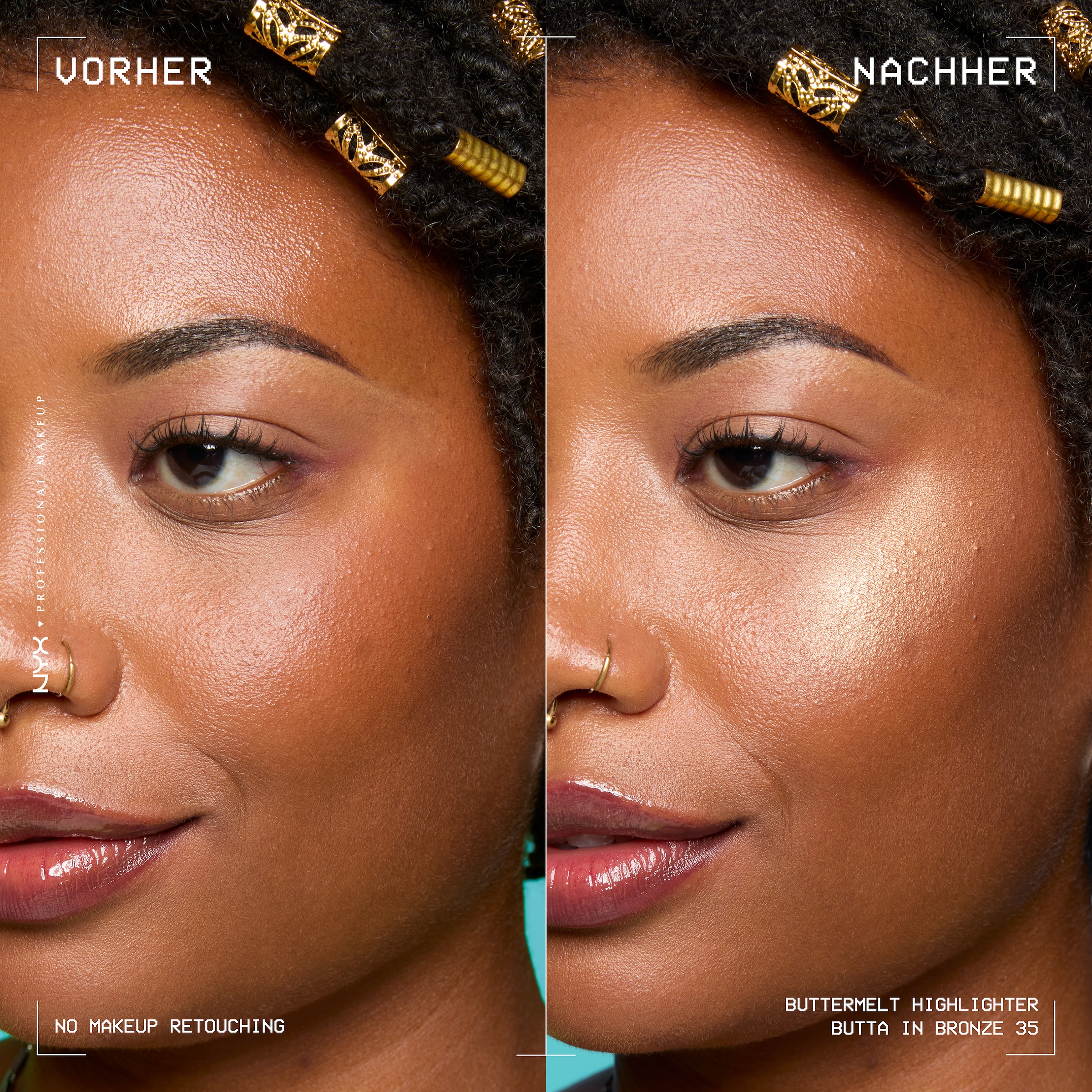 NYX Highlighter »NYX Professional Makeup Buttermelt Highlighter« zaubert einen multidimensionalen Glow in das Gesicht