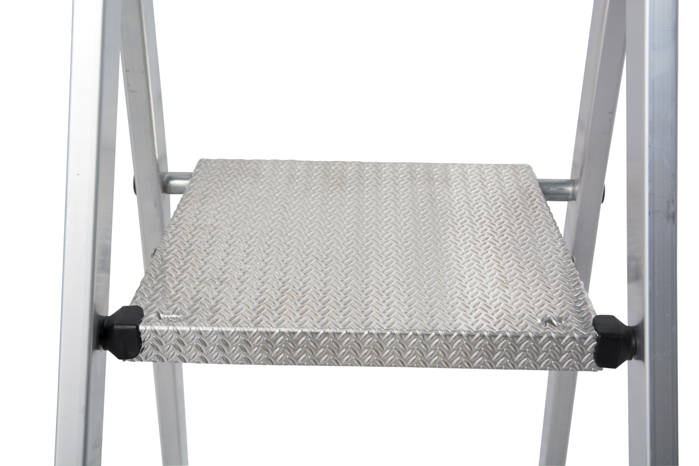KRAUSE Stehleiter »Safety Plusline«, Aluminium, 3 Stufen, Arbeitshöhe ca. 265 cm