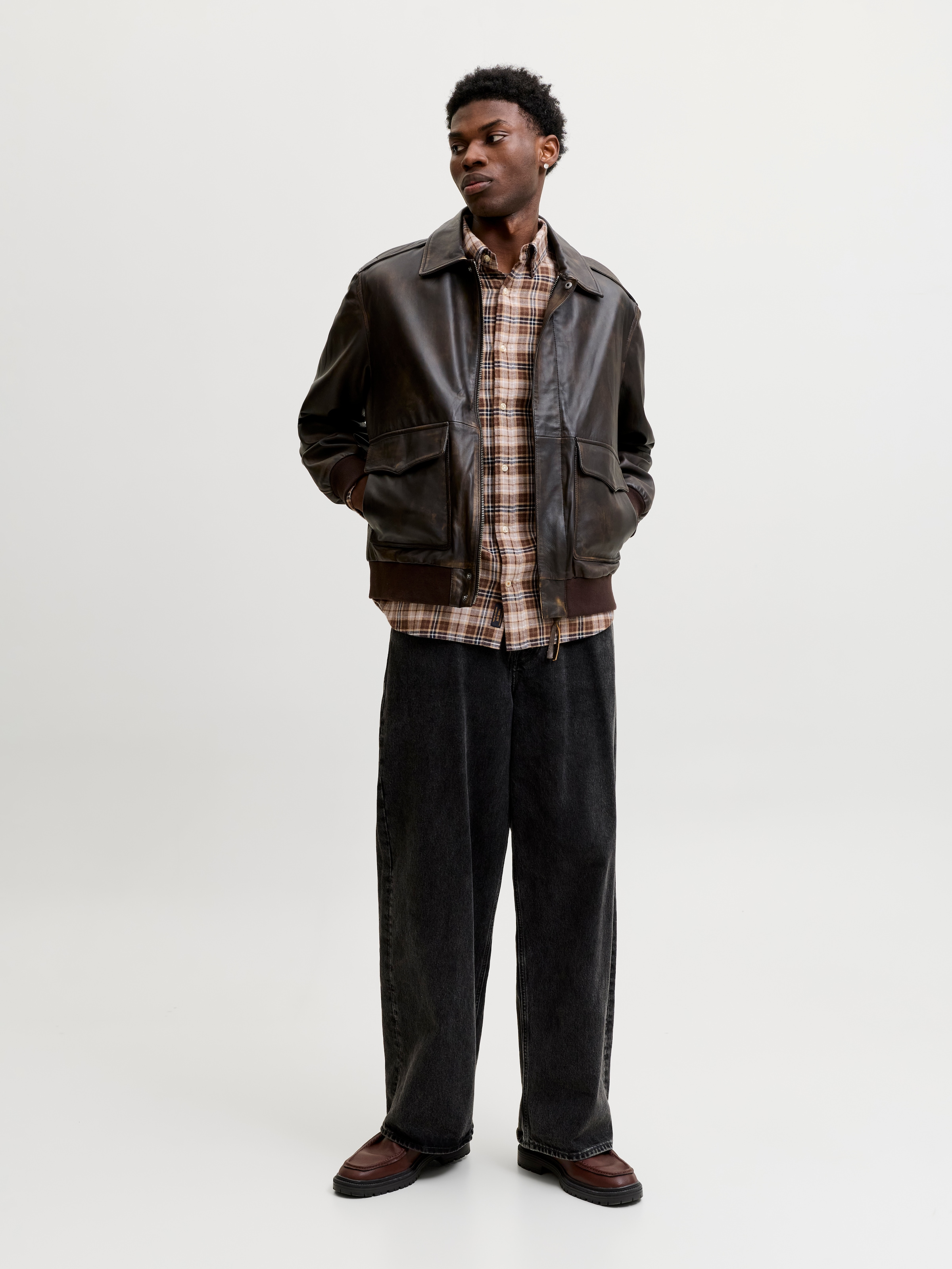 Jack & Jones Langarmhemd »JJEFIELD CHECK SHIRT LS SN« Baumwolle, normal geschnitten